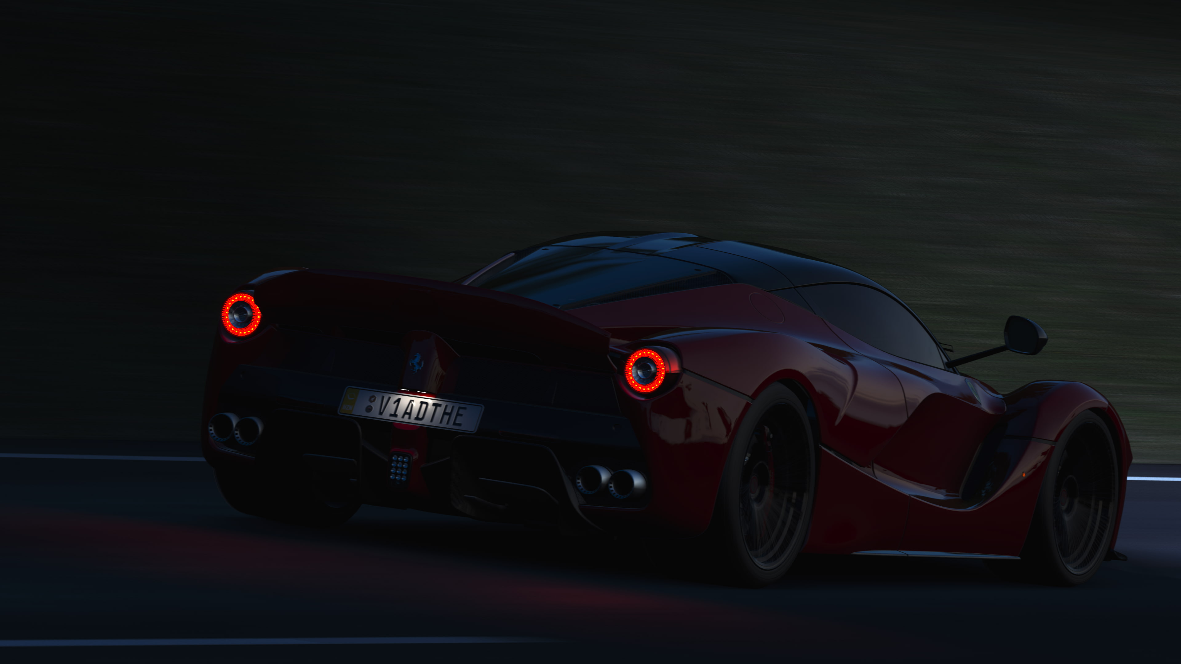 car, land vehicle, luxury, professional sport, chrome, mode of transportation, motor racing track, sports race, 4K, blurred motion, forza horizon 3, speed, HD Wallpaper