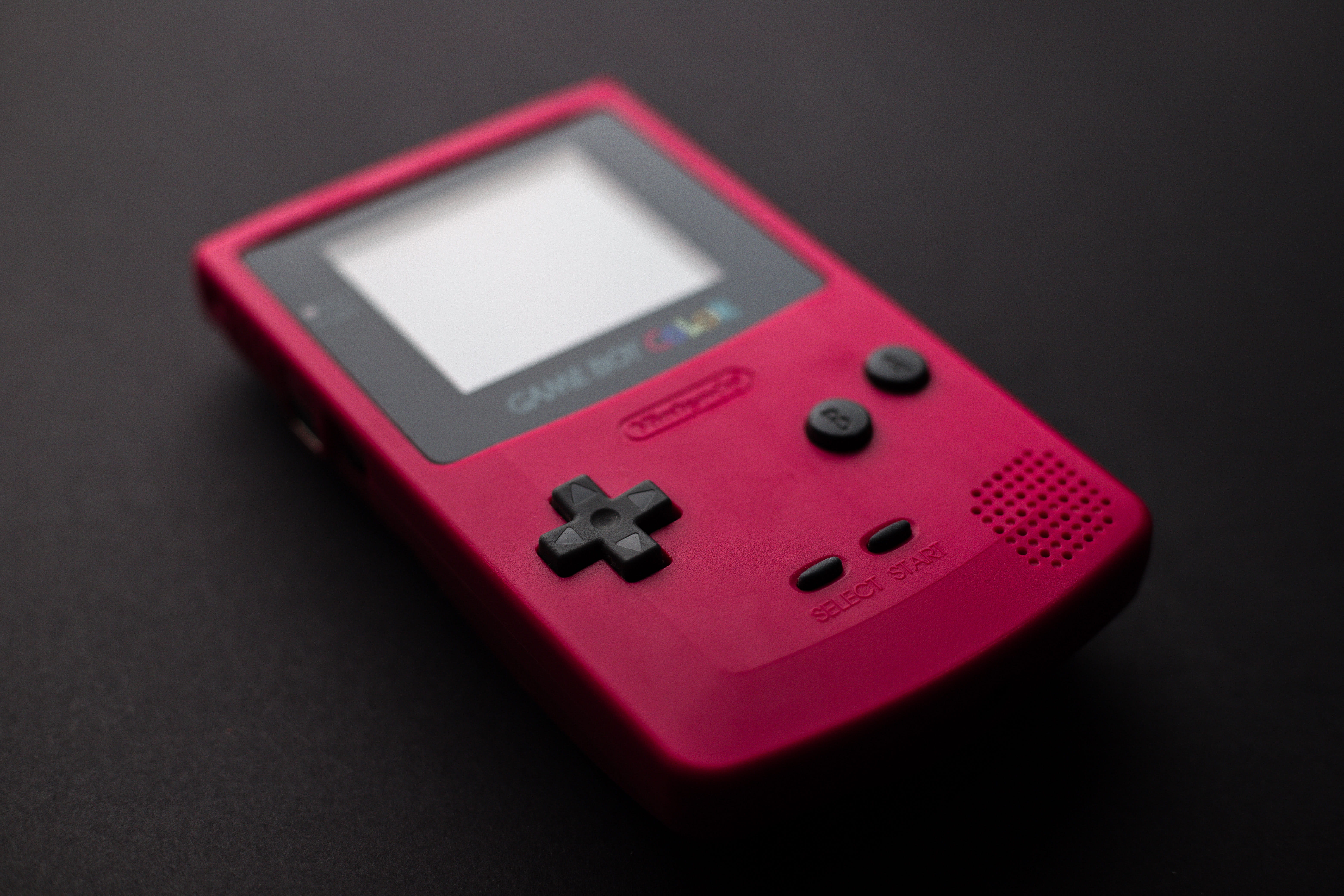 game boy, toy, computer equipment, photo, studio shot, wireless technology, close, red, 5K, close-up, safety, electronics industry, computer, communication, HD Wallpaper