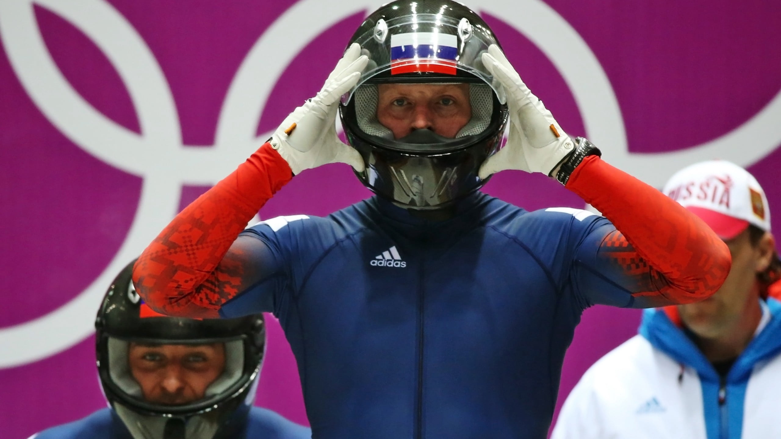 human arm, portrait, helmet, competitive Sport, sports Venue, sport, work Helmet, waist up, looking at camera, safety, outdoors, blue, sleeved, adidas, HD Wallpaper