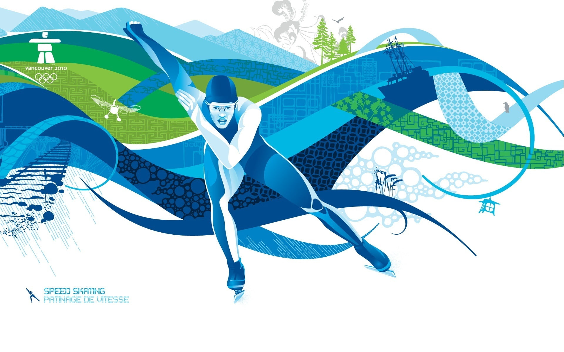 skates, Speed skating, vancouver 2010, style, winter sports, Olympic games, Olympics 2010, sport, Vancouver, 1080P, HD Wallpaper
