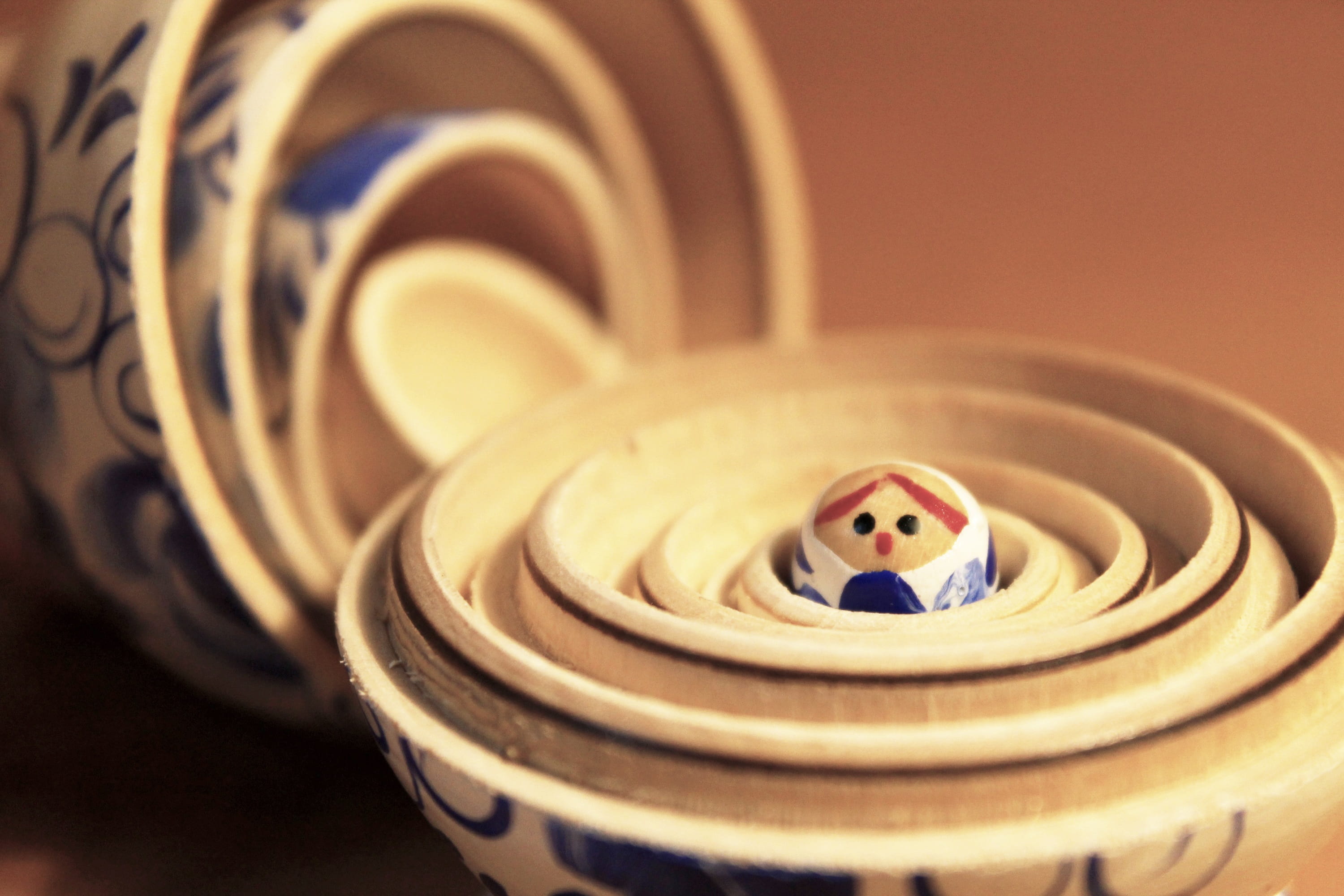 ceramic, art and craft, day, white, toy, russian doll, food, russian toy, traditional, female likeness, bowl, selective focus, shallow, photography, still life, HD Wallpaper