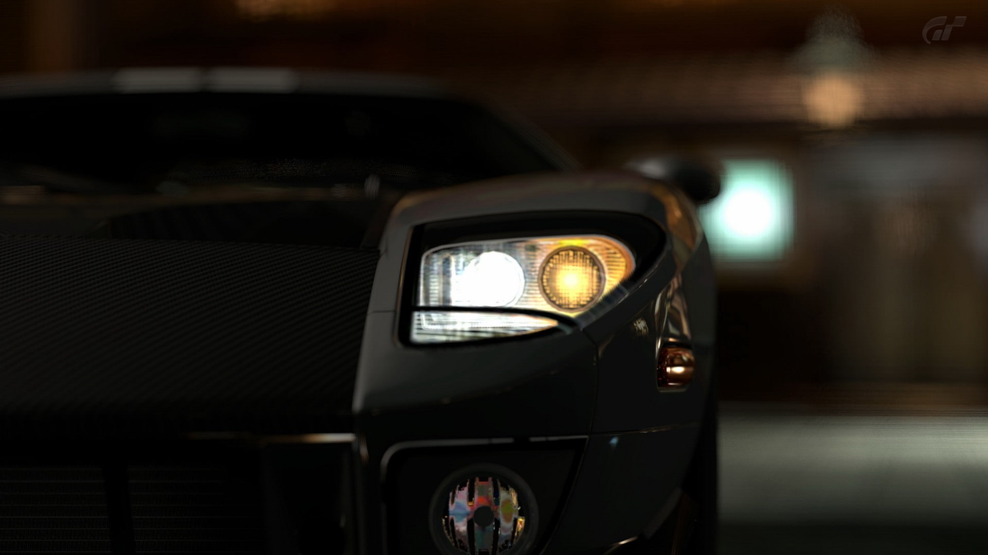 1080P, turismo, hd, headlight, cars, gran, ford, gt, HD Wallpaper