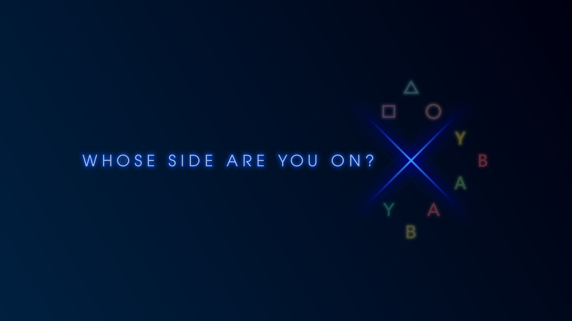 minimalism, computer icon, communication, glowing, 1080P, playstation, black background, guidance, blue, connection, global communications, illuminated, HD Wallpaper