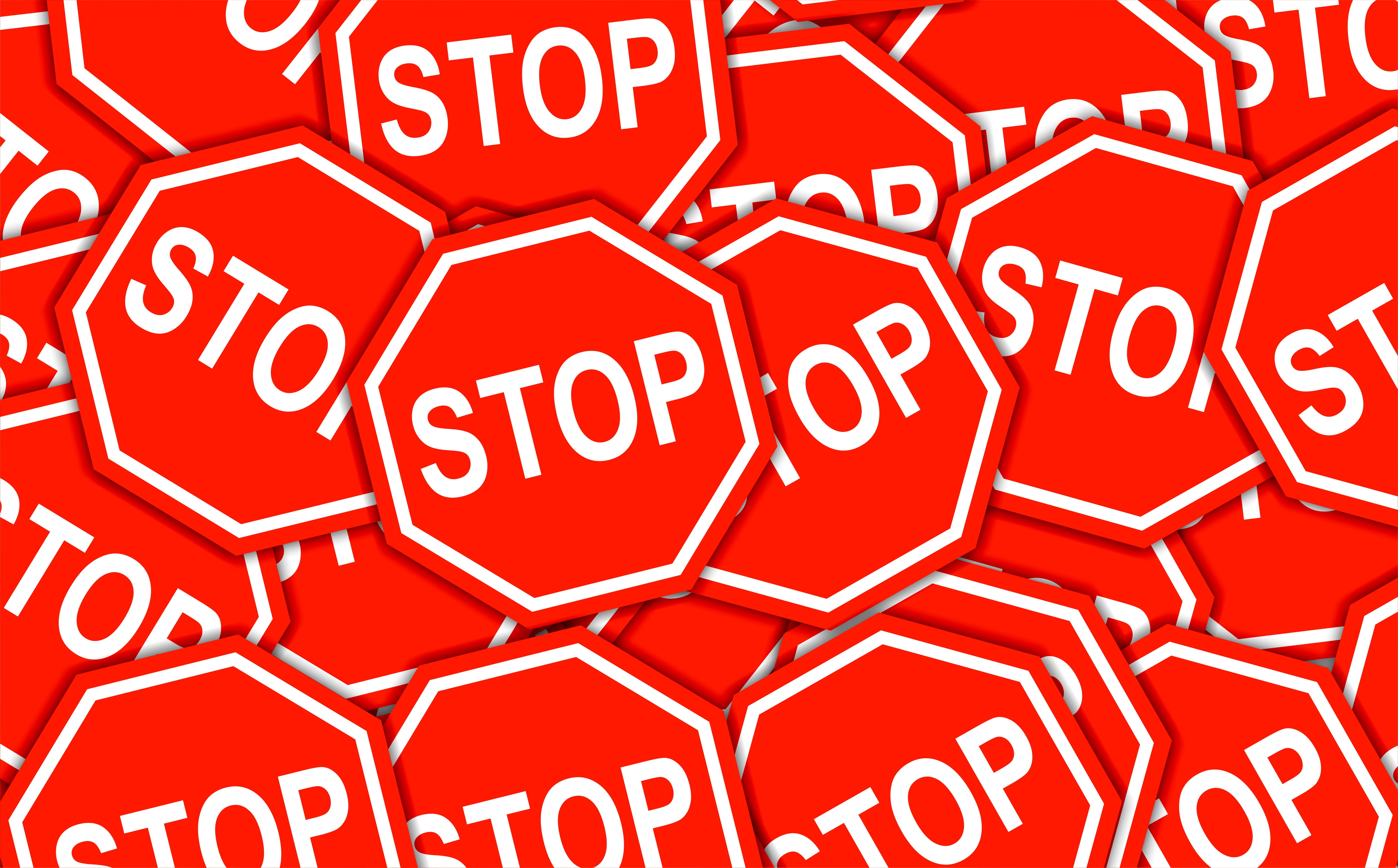 road sign, movements, alloy, surprise, characters, excitement, design, street, stop, marking, communication, pole, warning sign, neon, three dimensional, HD Wallpaper