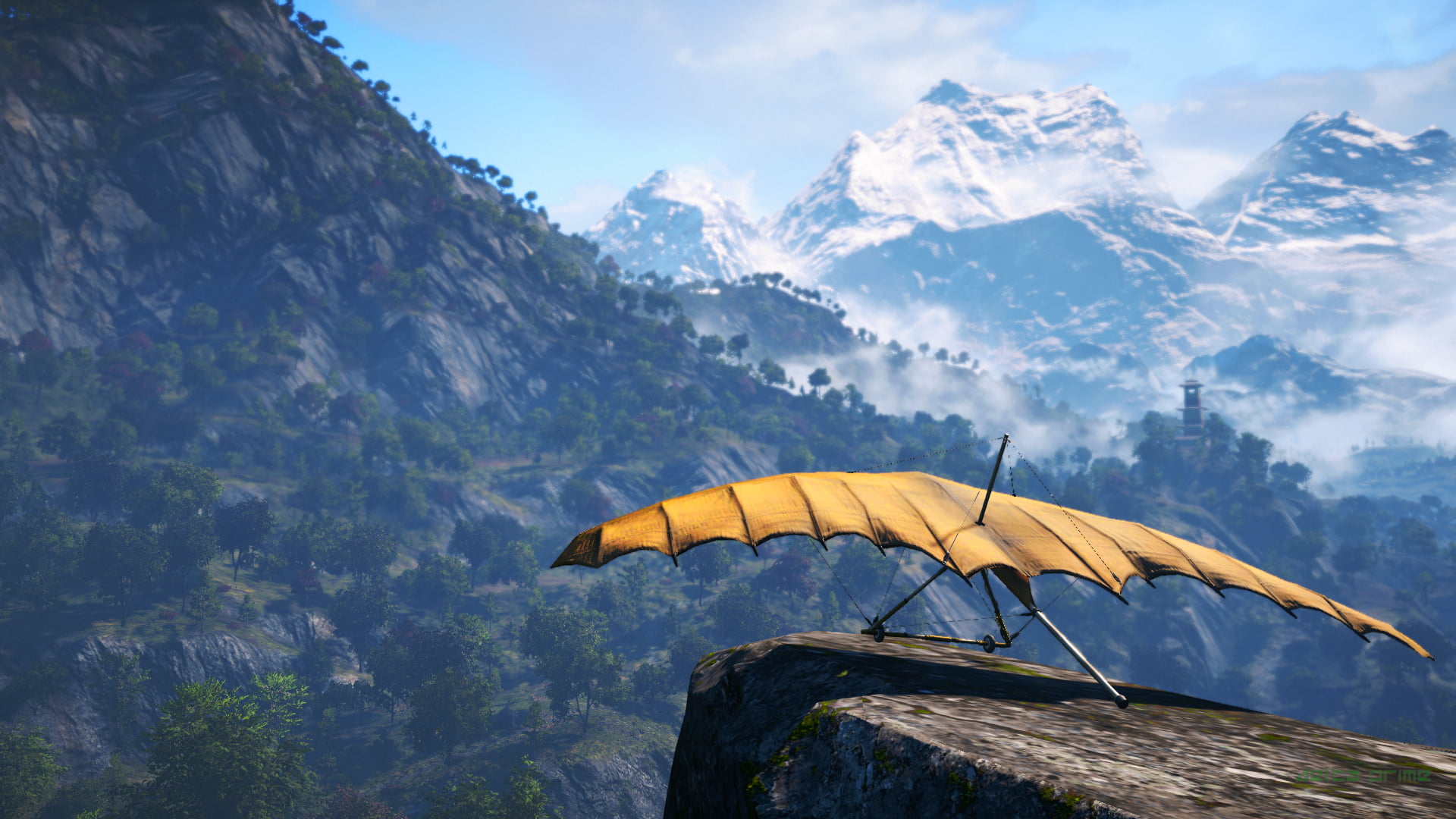1080P, PC gaming, mountains, Himalayas, video games, Far Cry 4, screen shot, HD Wallpaper