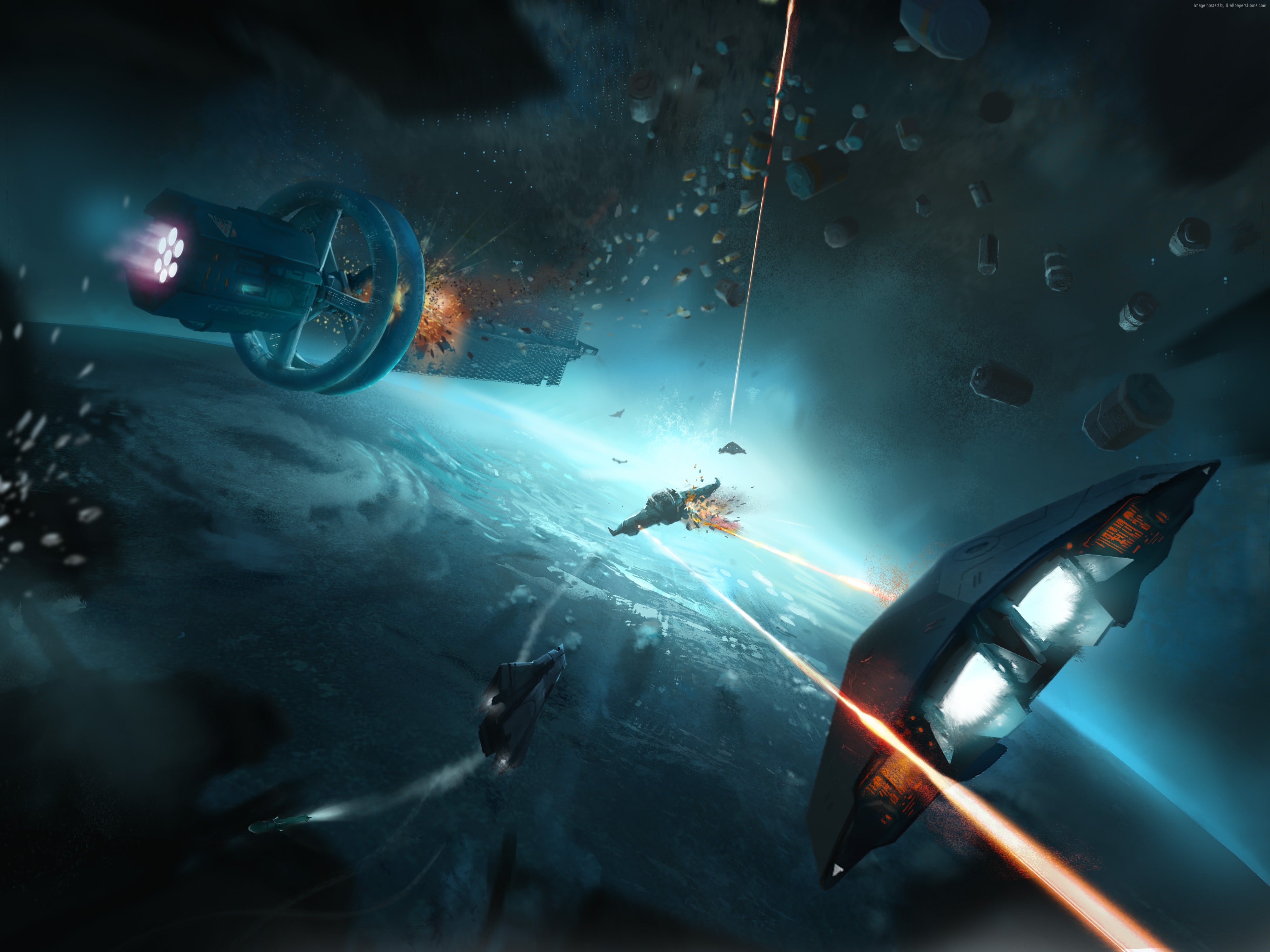 Elite: Dangerous, game, space, Best Games 2015, sci-fi, Xbox One, PS4, PC, 4K, HD Wallpaper