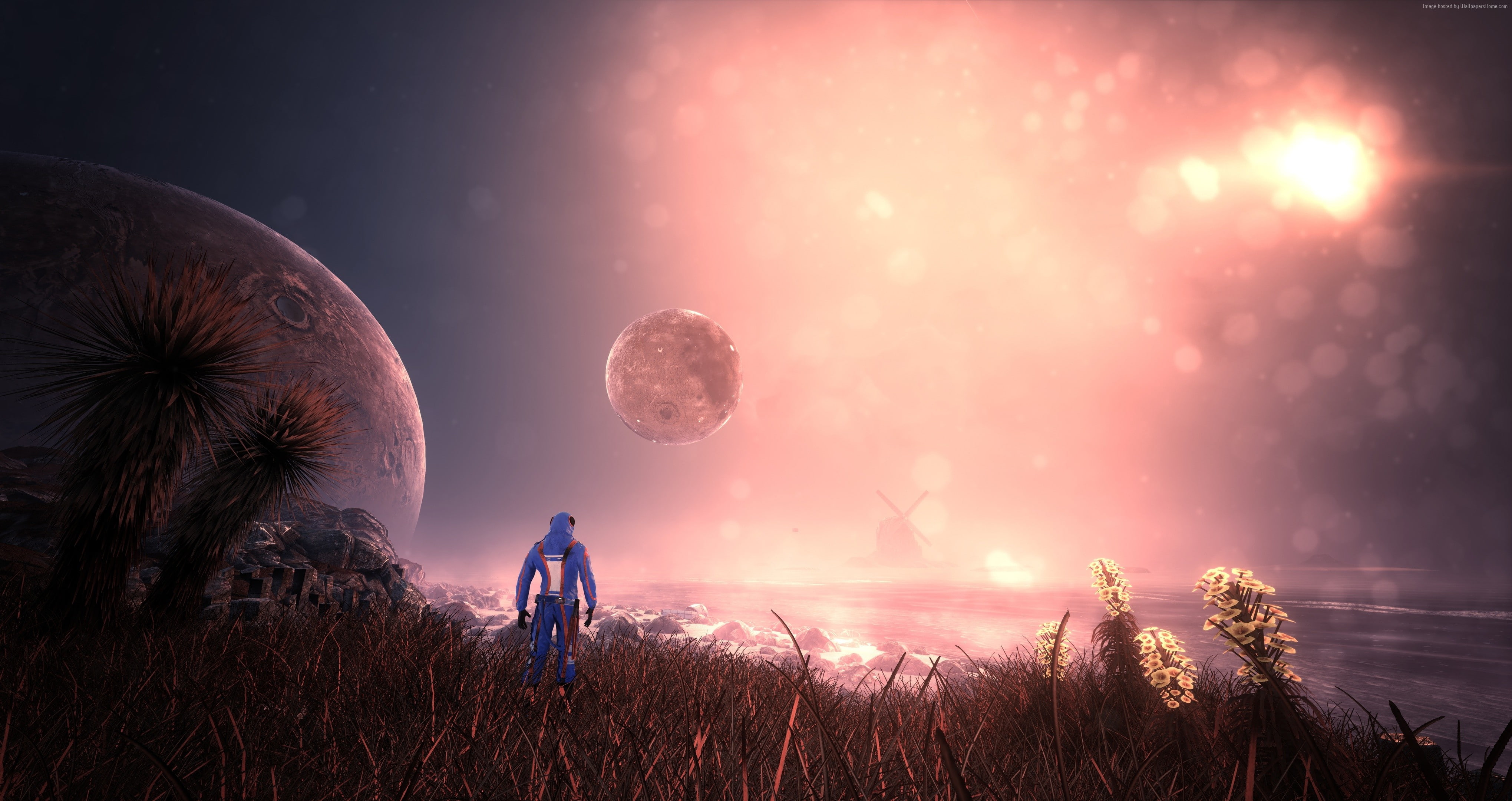 The Solus Project, 4K, Xbox One, horror, sci-fi, PC, space, Best Games, HD Wallpaper
