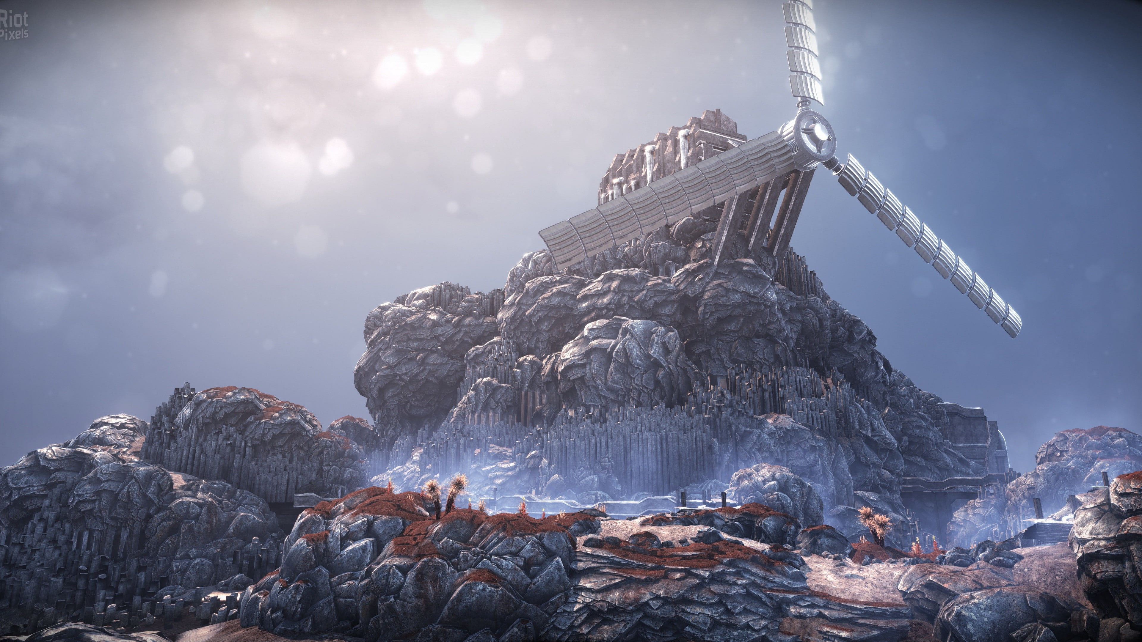 game, space, Best Games, 4K, open world, gray, horror, industrial, windmill, Xbox One, PC, sci-fi, The Solus Project, HD Wallpaper