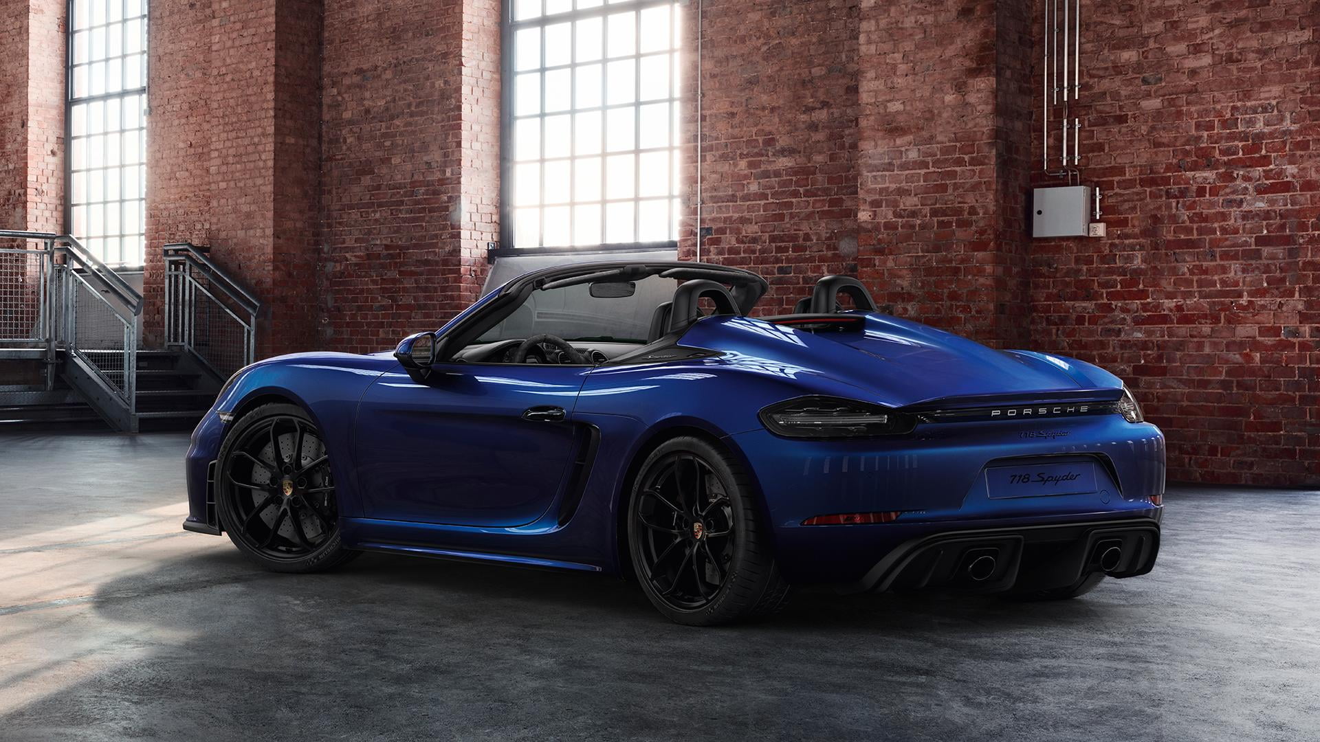 car, 1080P, Porsche 718 Spyder, HD Wallpaper