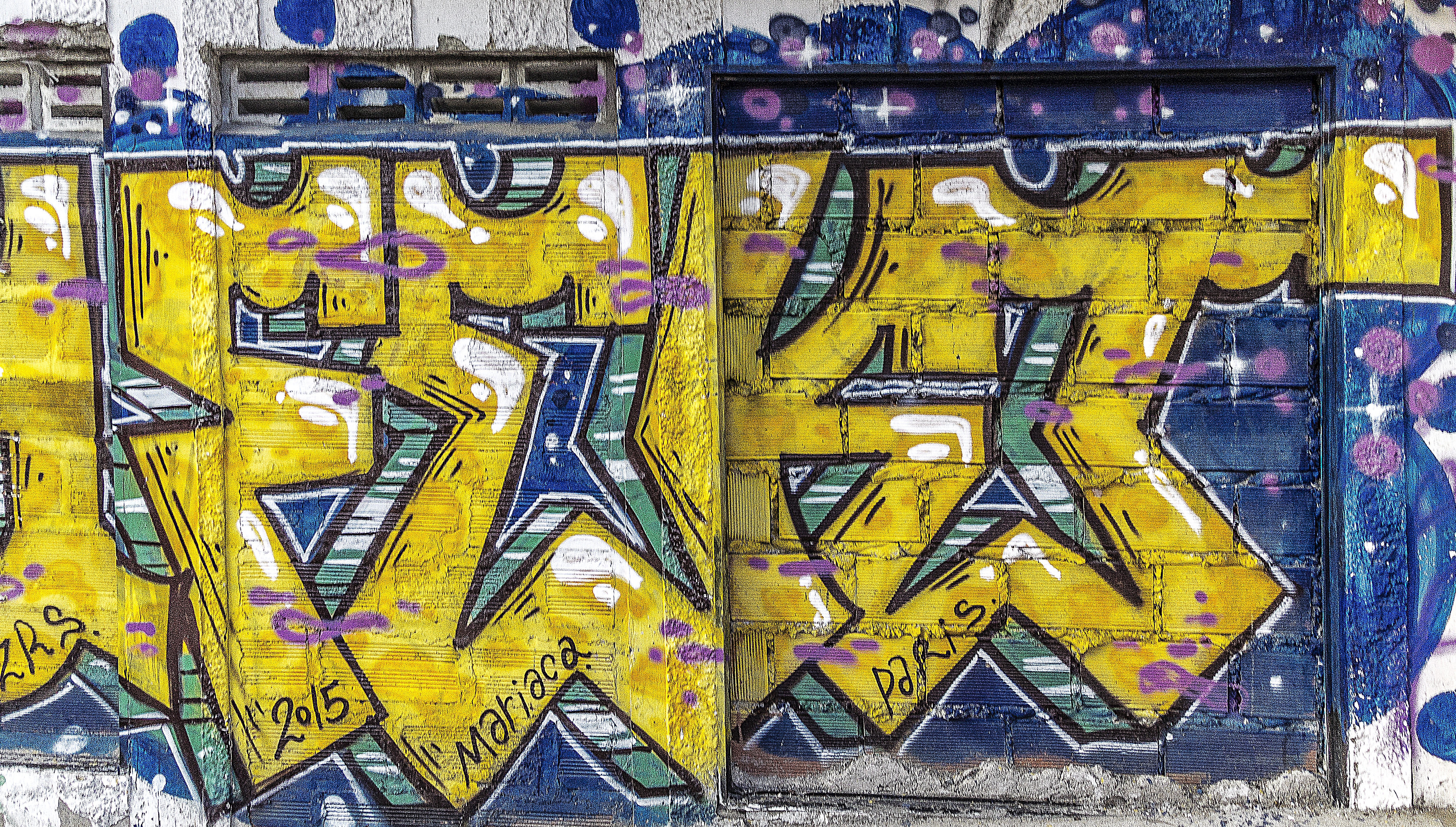 metal, mural, day, colombia, communication, paint, tagging, design, background, grunge, street art, graffiti, art and craft, vandalism, close-up, western script, HD Wallpaper
