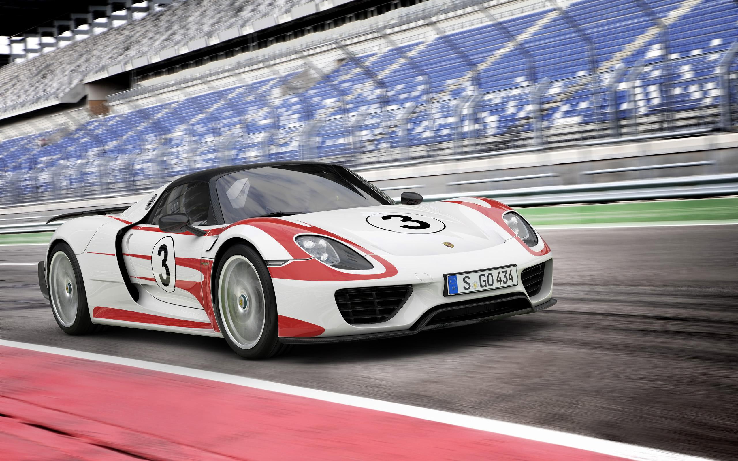 cars, coupe, porsche, white, weissach, sports, spyder, red, package, 2K, 2014, HD Wallpaper