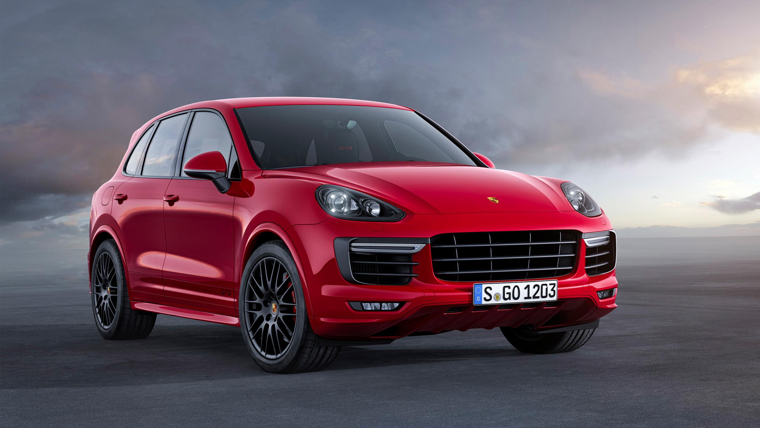 porsche, 2K, red, 2015, hatchback, gts, cars, cayenne, door, HD Wallpaper