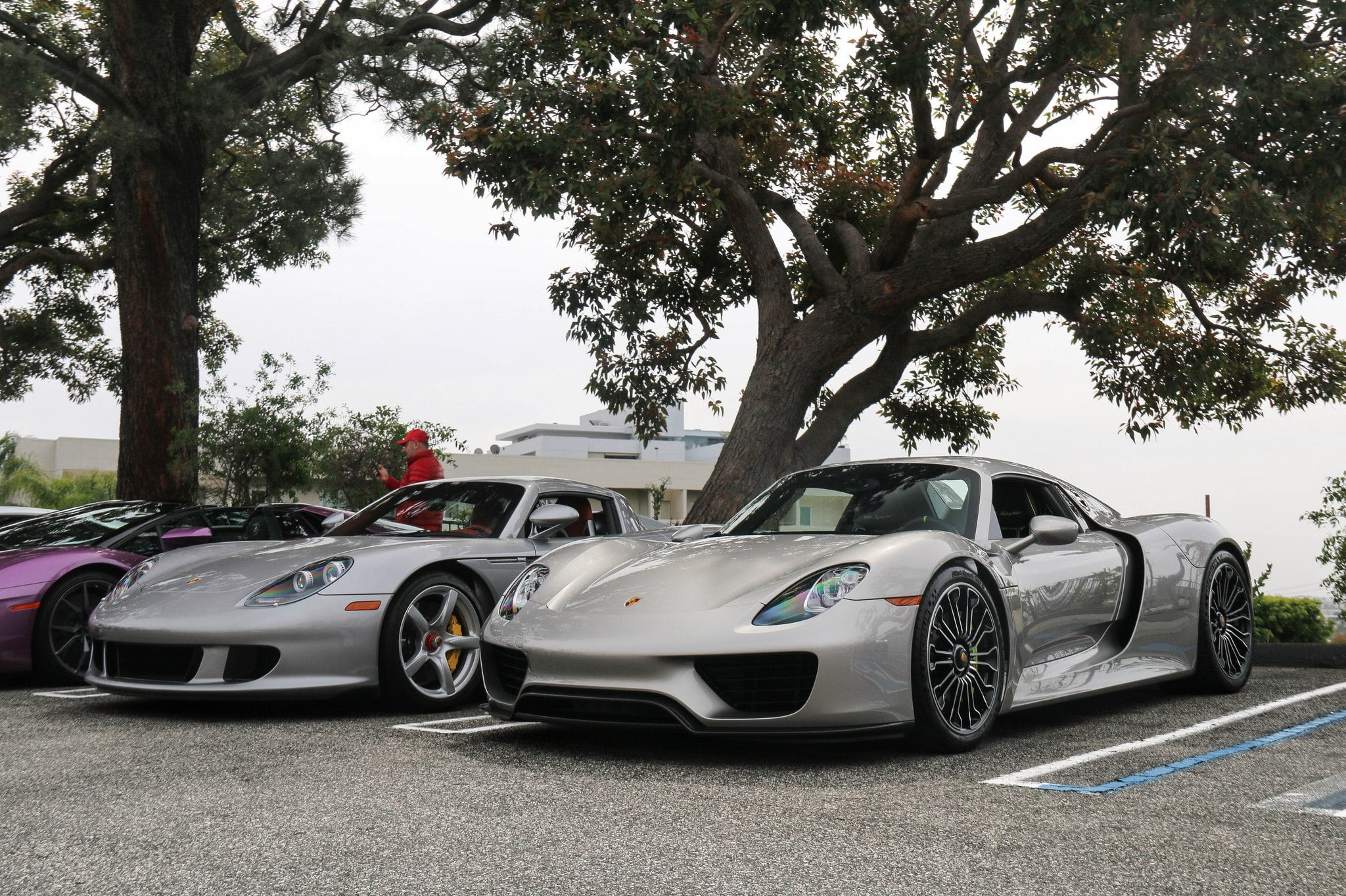Spyder, 918, 1080P, Porsche, Carrera GT, supercars, HD Wallpaper
