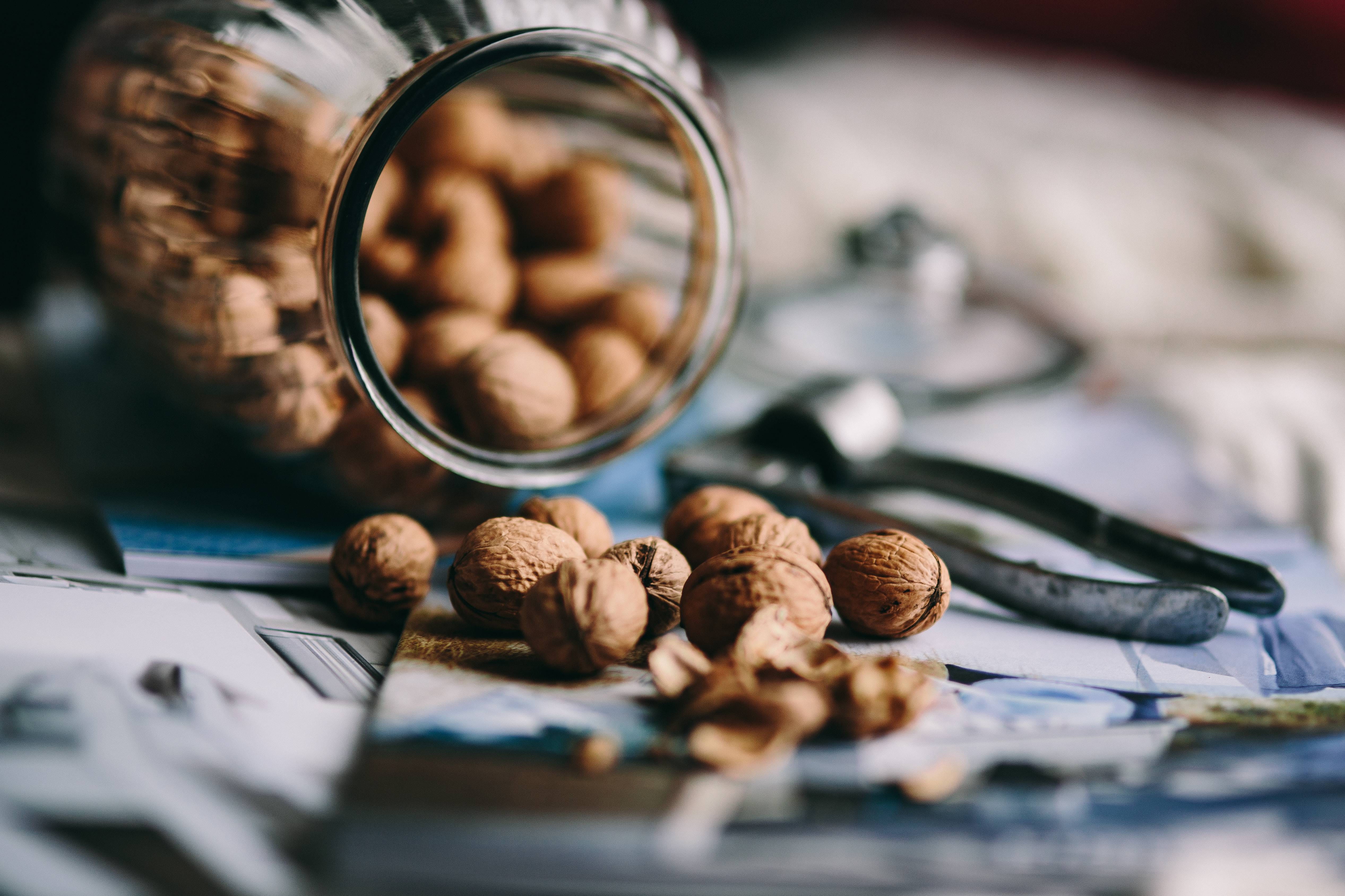 brown, open, wellbeing, fresh, healthy eating, selective focus, Jar, fit, no people, full, drink, shake, technology, healthy, table, freshness, close-up, HD Wallpaper
