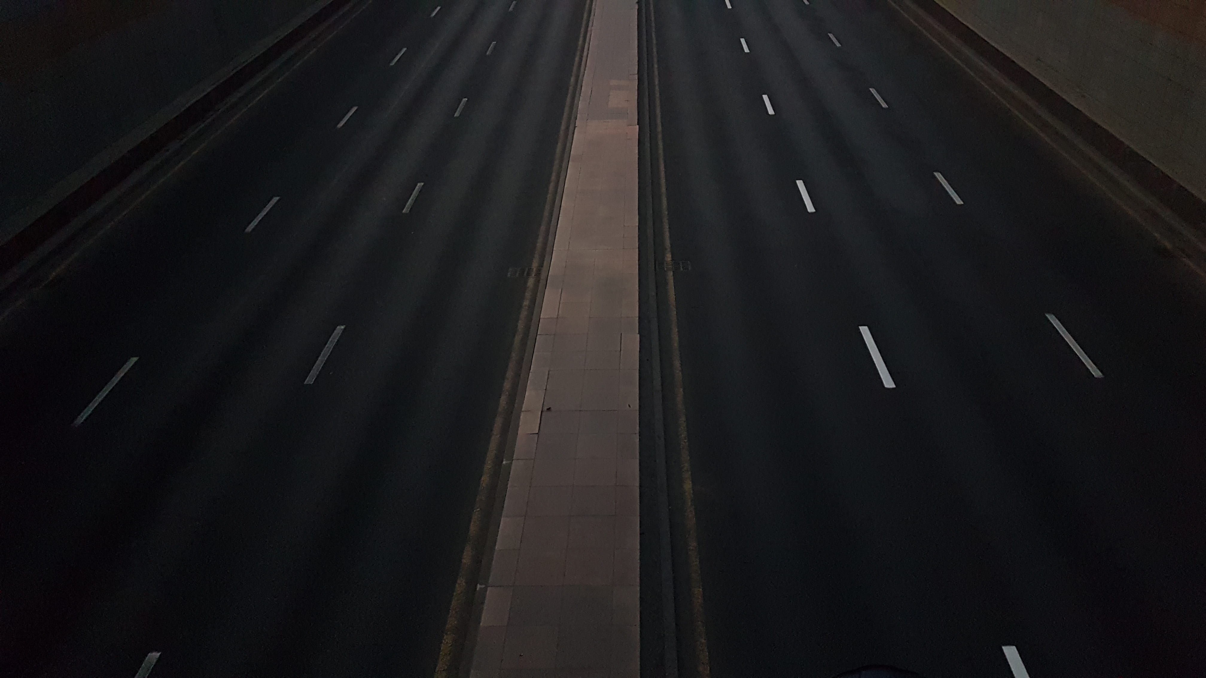 aerial view, transportation, tarmac, lines, minimalism, large group of objects, travel, 4K, mode of transportation, motorway, business, airplane, night, HD Wallpaper