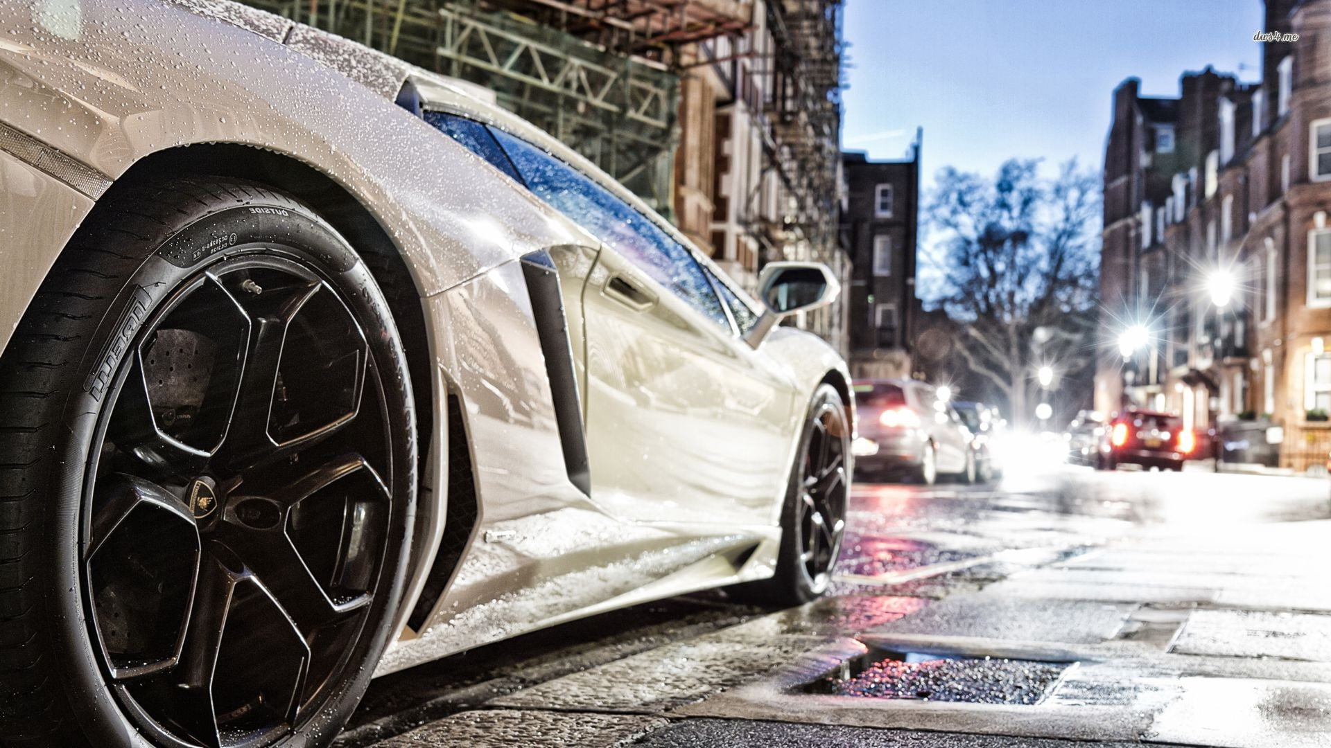 urban Scene, traffic, motor vehicle, new York City, ontario - Canada, toronto, nature, winter, car, building exterior, reflection, wheel, transportation, HD Wallpaper