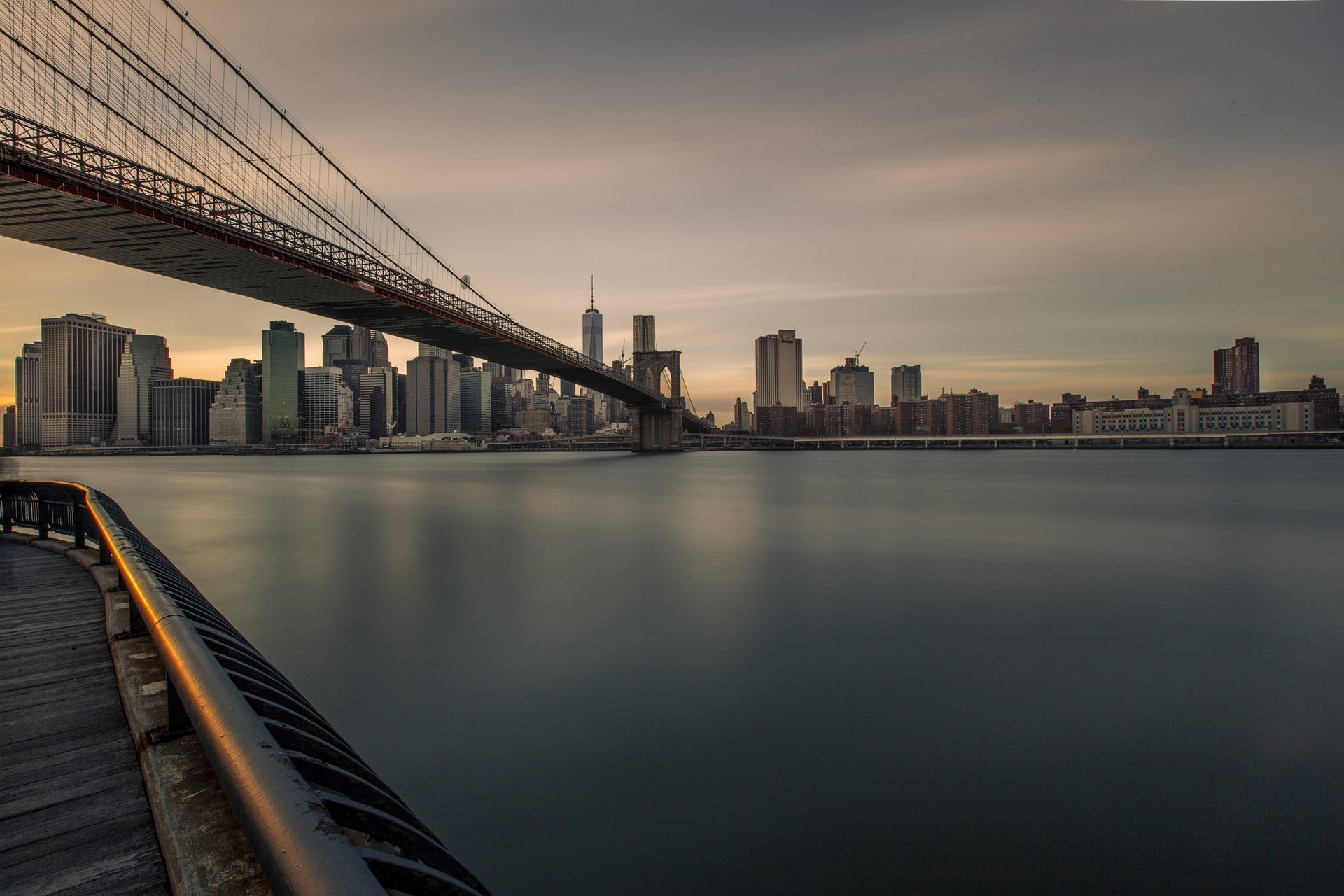city, tall - high, built structure, bridge - man made structure, 1080P, bridge, nature, cityscape, building, landscape, no people, urban skyline, outdoors, HD Wallpaper