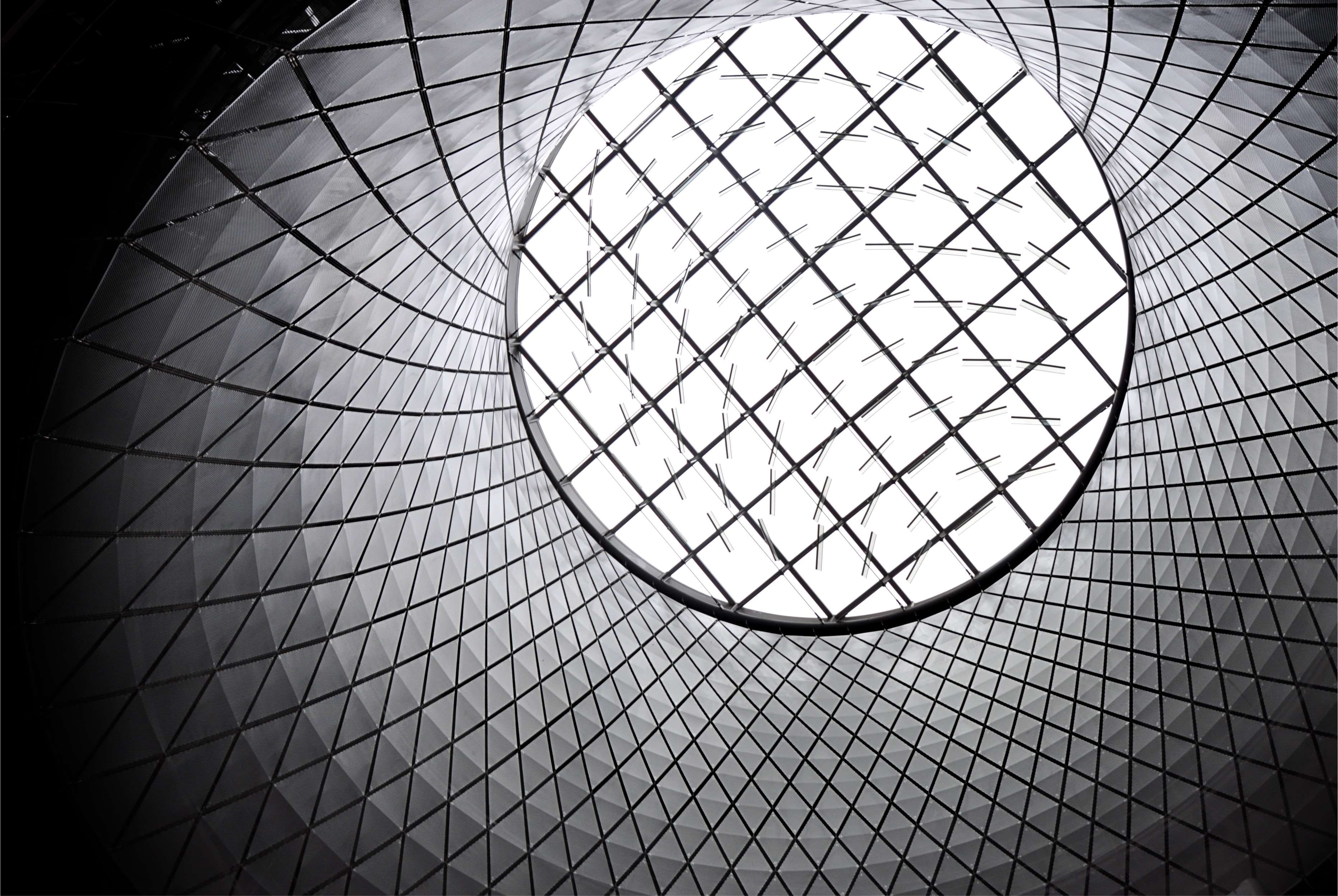 built structure, fulton street, building, business, glass, no people, geometric, modern architecture, ceiling, city, art, glass - material, day, textured, HD Wallpaper