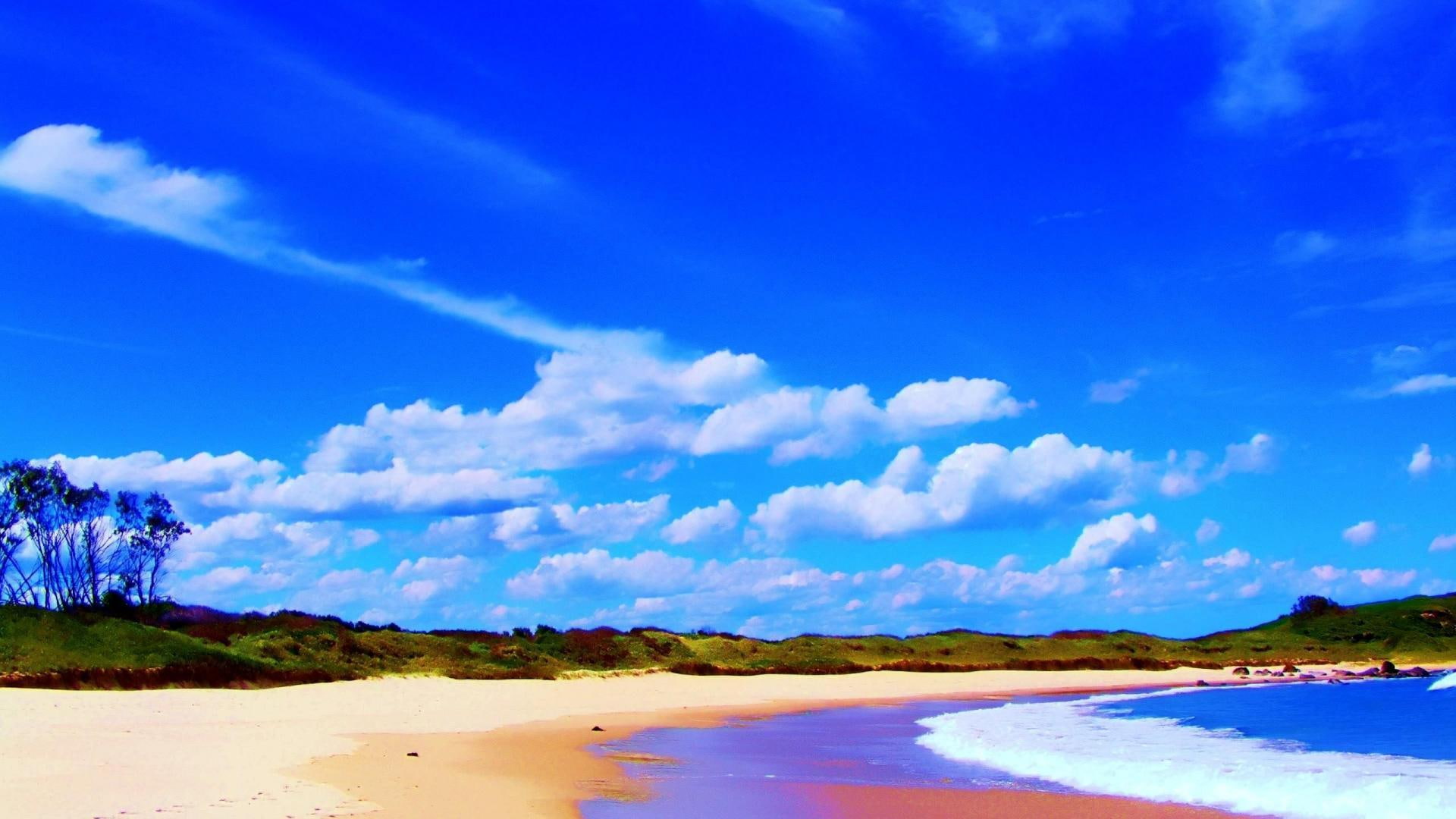 1080P, nature and landscapes, iluka, beach, australia, surf, perth, clouds, HD Wallpaper