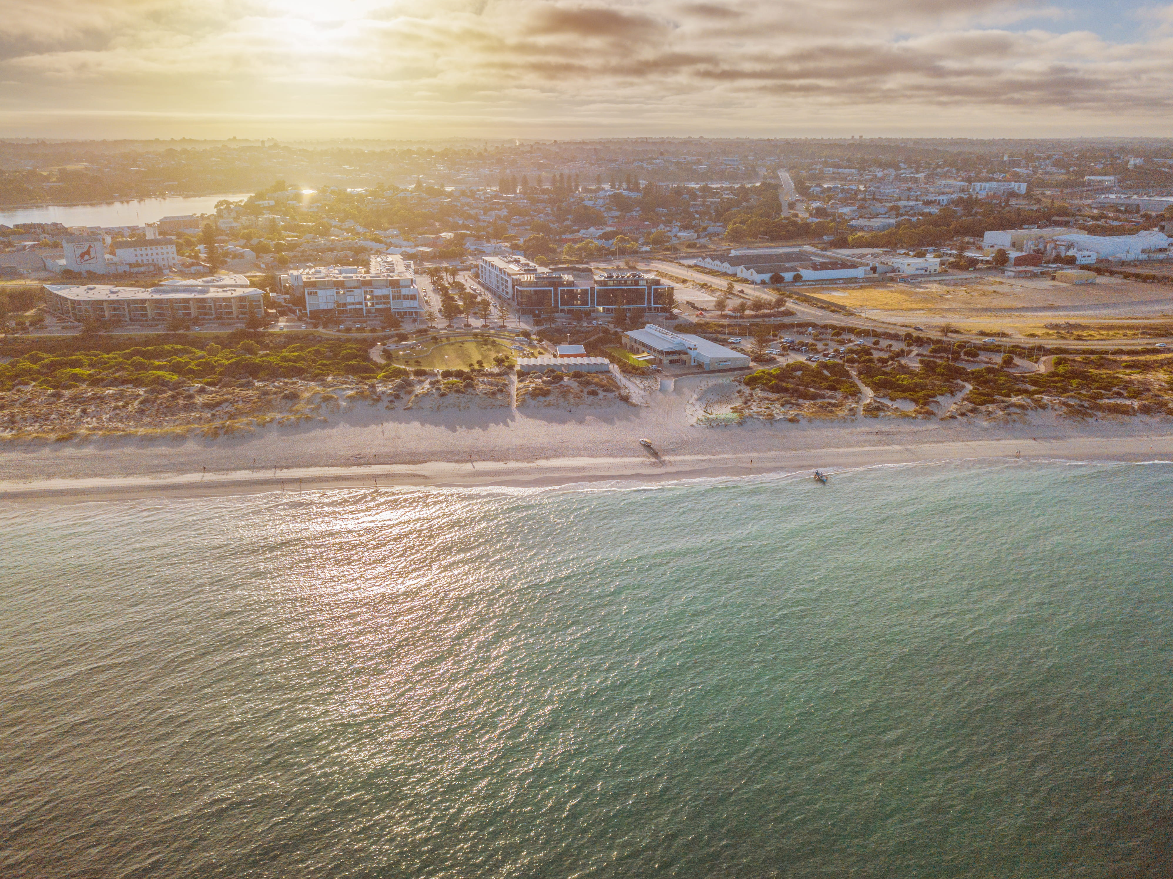 river, residential district, aerial photography, city, drone, aerial view, nature, fremantle, no people, outdoors, building exterior, sky, built structure, HD Wallpaper