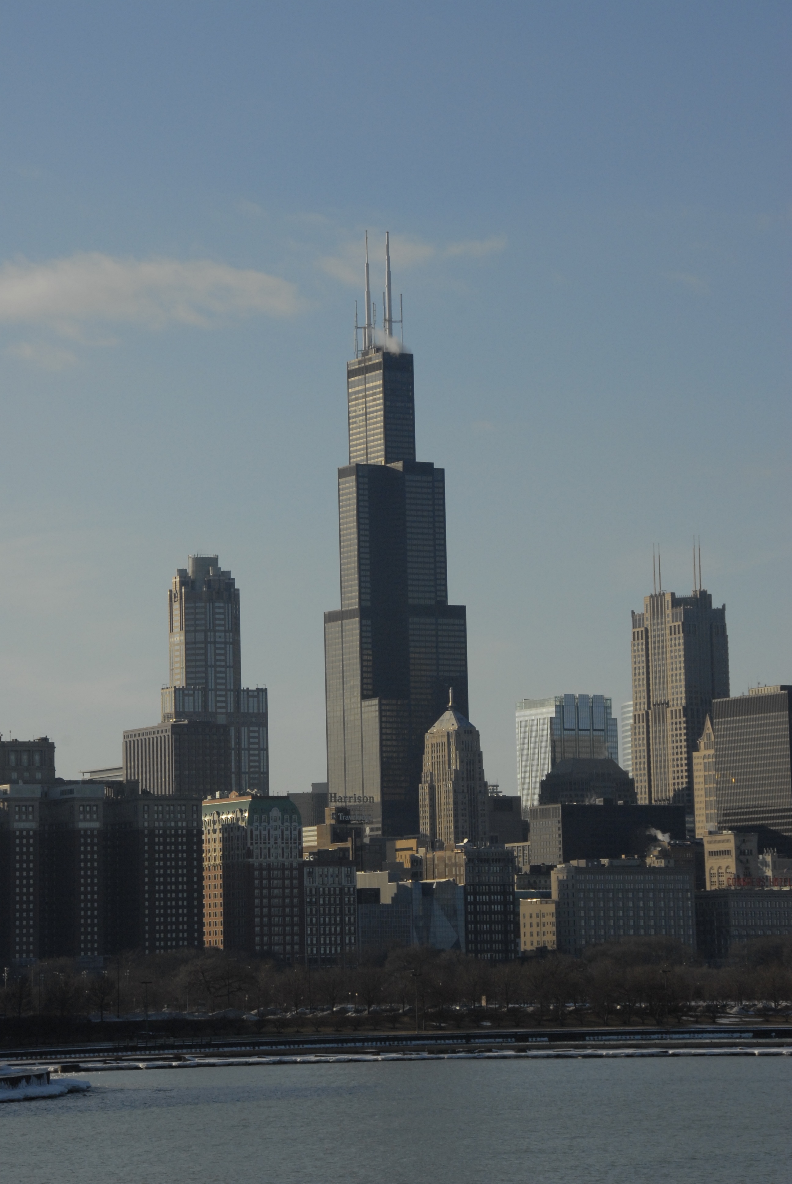 no people, built structure, urban, architecture, chicago, illinois, cityscape, modern, 4K, willis, willis tower, downtown, usa, waterfront, financial district, Phone HD Wallpaper