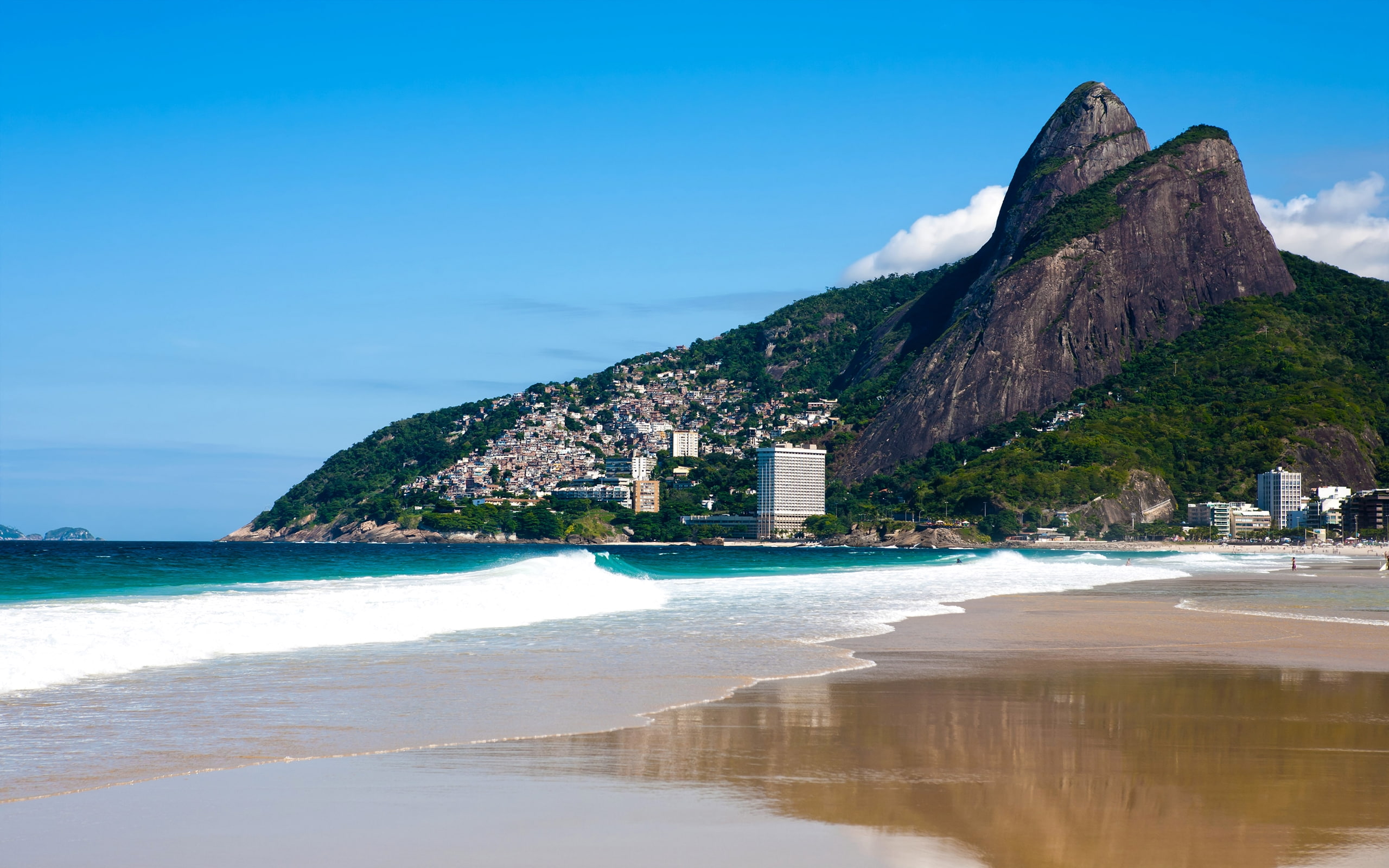 brazil, coast, mountains, de, 2K, rio, nature, janeiro, HD Wallpaper