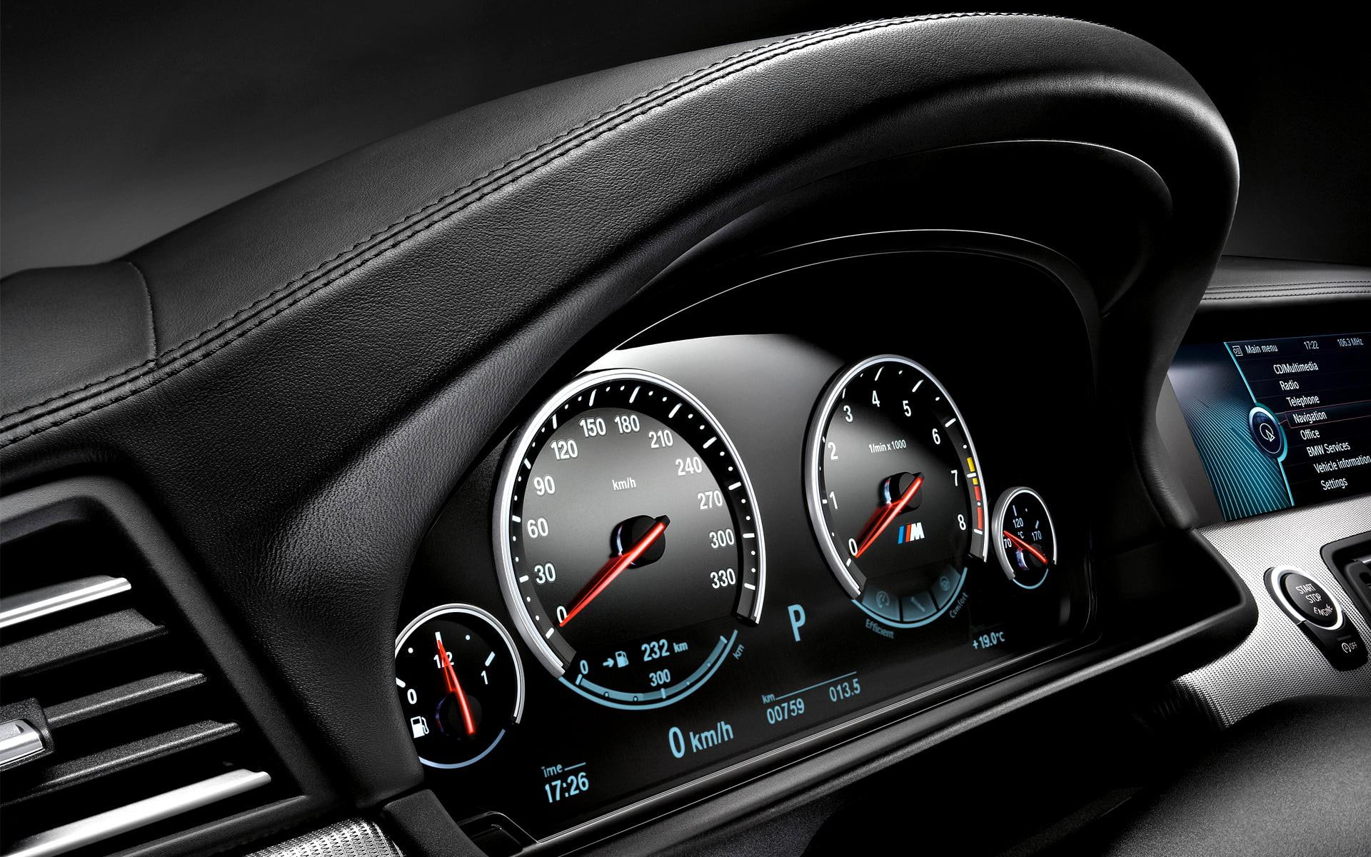 cars, m, f, 1080P, bmw, dashboard, 2012, black, vehicle, HD Wallpaper