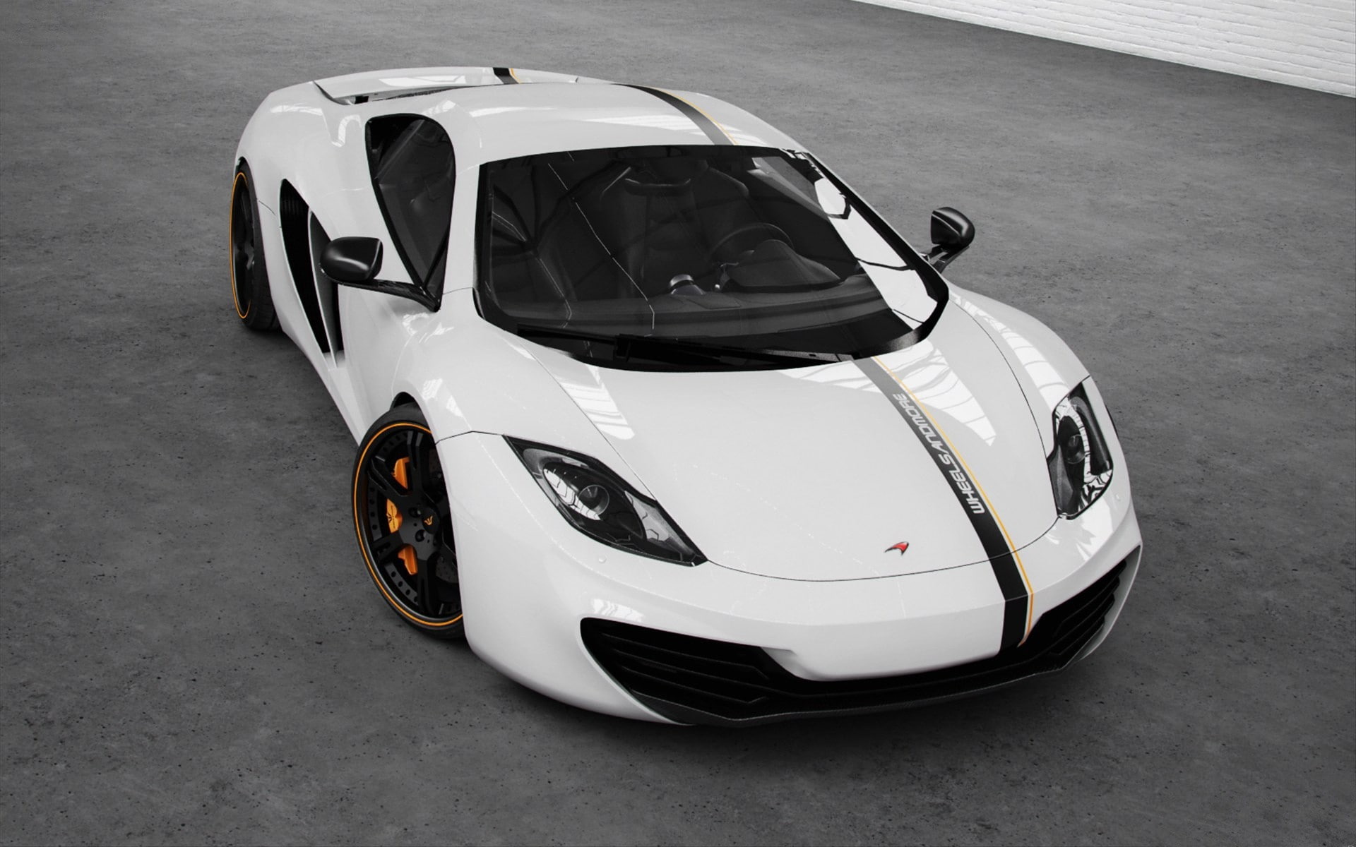 1080P, black, mp4, hd, coupe, ferrari, mp, sports, mclaren, white, 12c, c, cars, HD Wallpaper