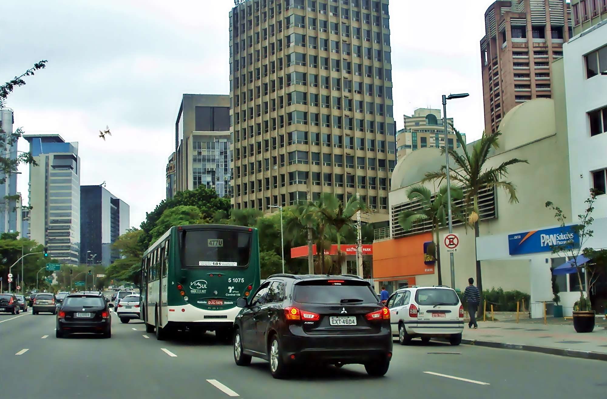 city, motor vehicle, mode of transportation, metropele, avenida paulista, office, land vehicle, brasil, architecture, transportation, built structure, skyscraper, HD Wallpaper