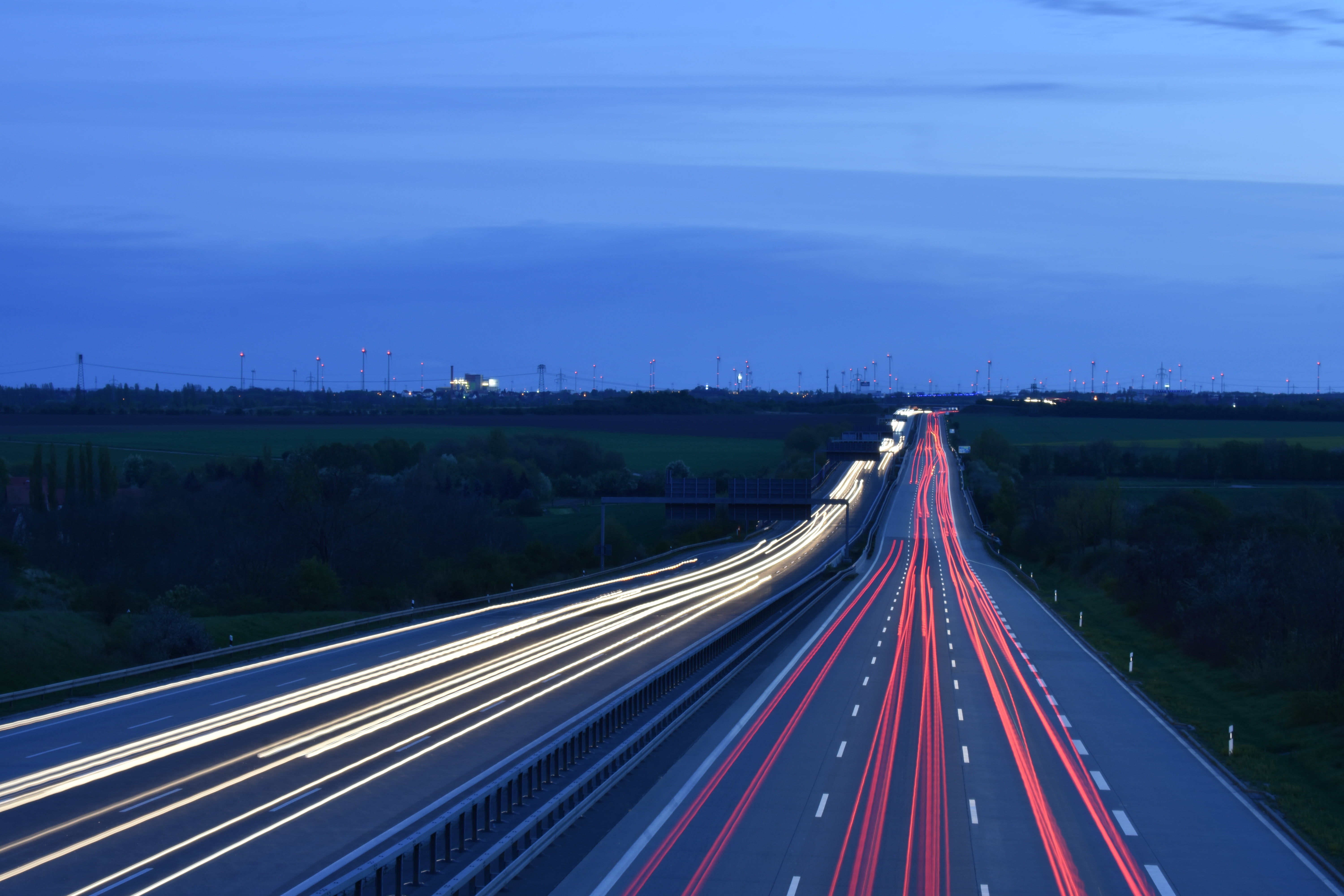 road, blurred Motion, the way forward, long exposure, transportation, bridge - Man Made Structure, marking, night, travel, traffic, mode of Transport, illuminated, HD Wallpaper