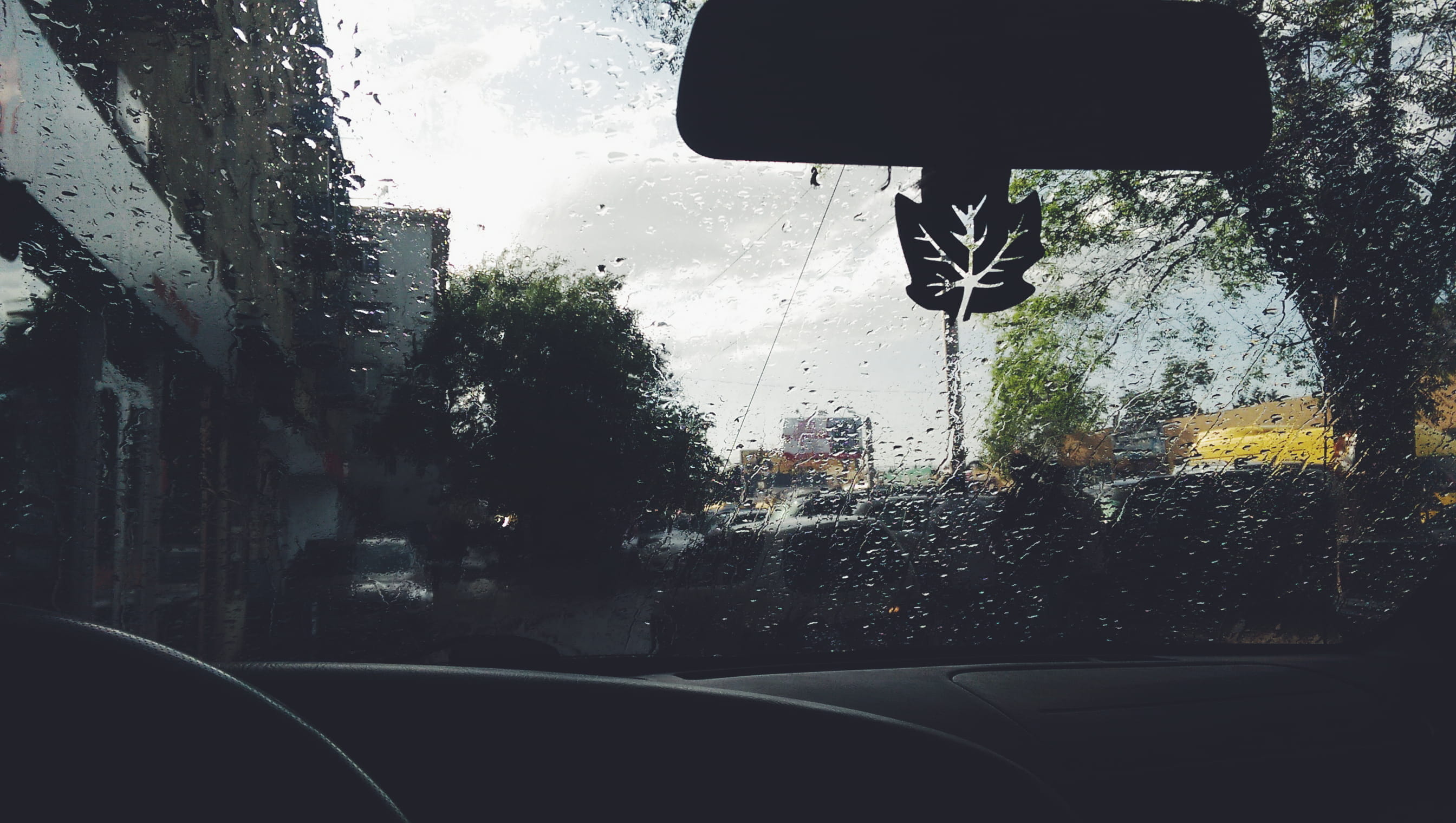 glass, no people, car, rainy, raindrop, tbilisi, transparent, tree, transportation, wet, realx, indoors, 2K, land vehicle, cloud, glass - material, plant, HD Wallpaper