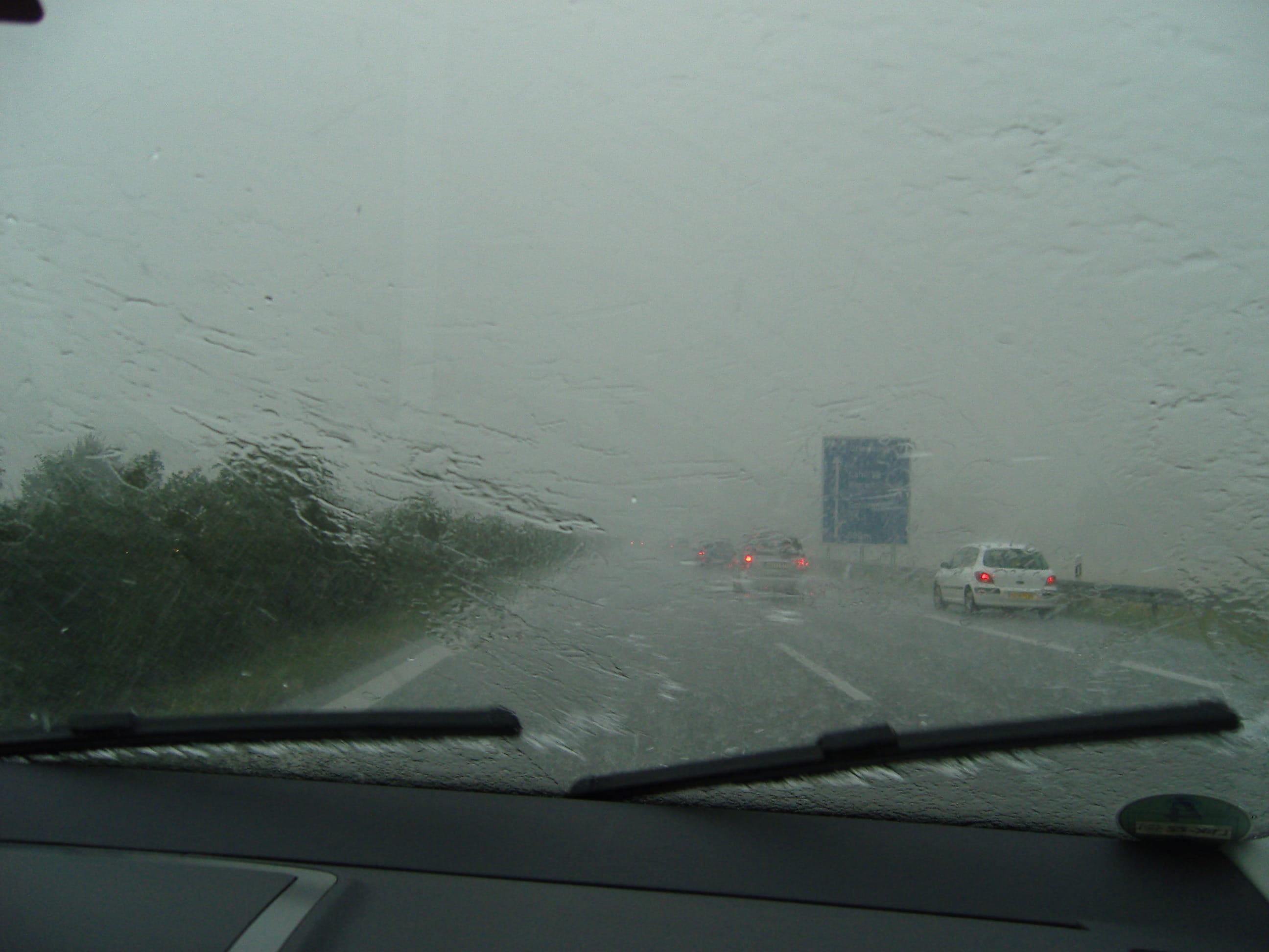 rainy season, motor vehicle, water, vehicle interior, mode of transportation, 2K, weather, transportation, no people, Auto, car point of view, on the move, HD Wallpaper