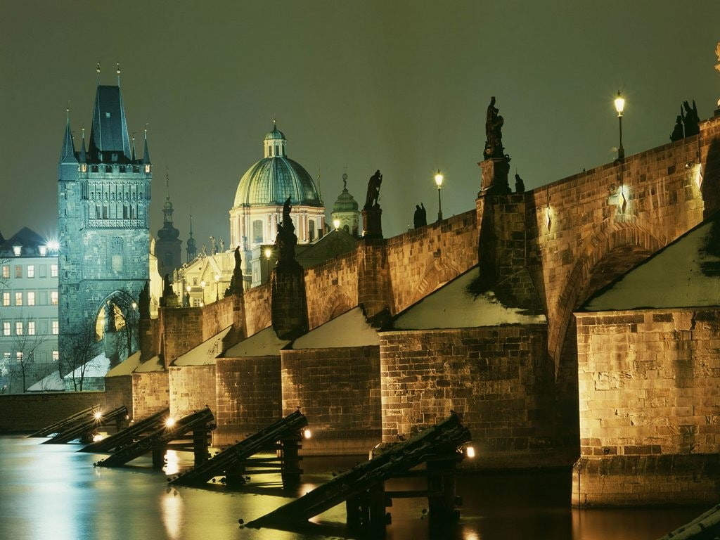 cityscape, 480P, city, bridge, Prague, Czech Republic, HD Wallpaper