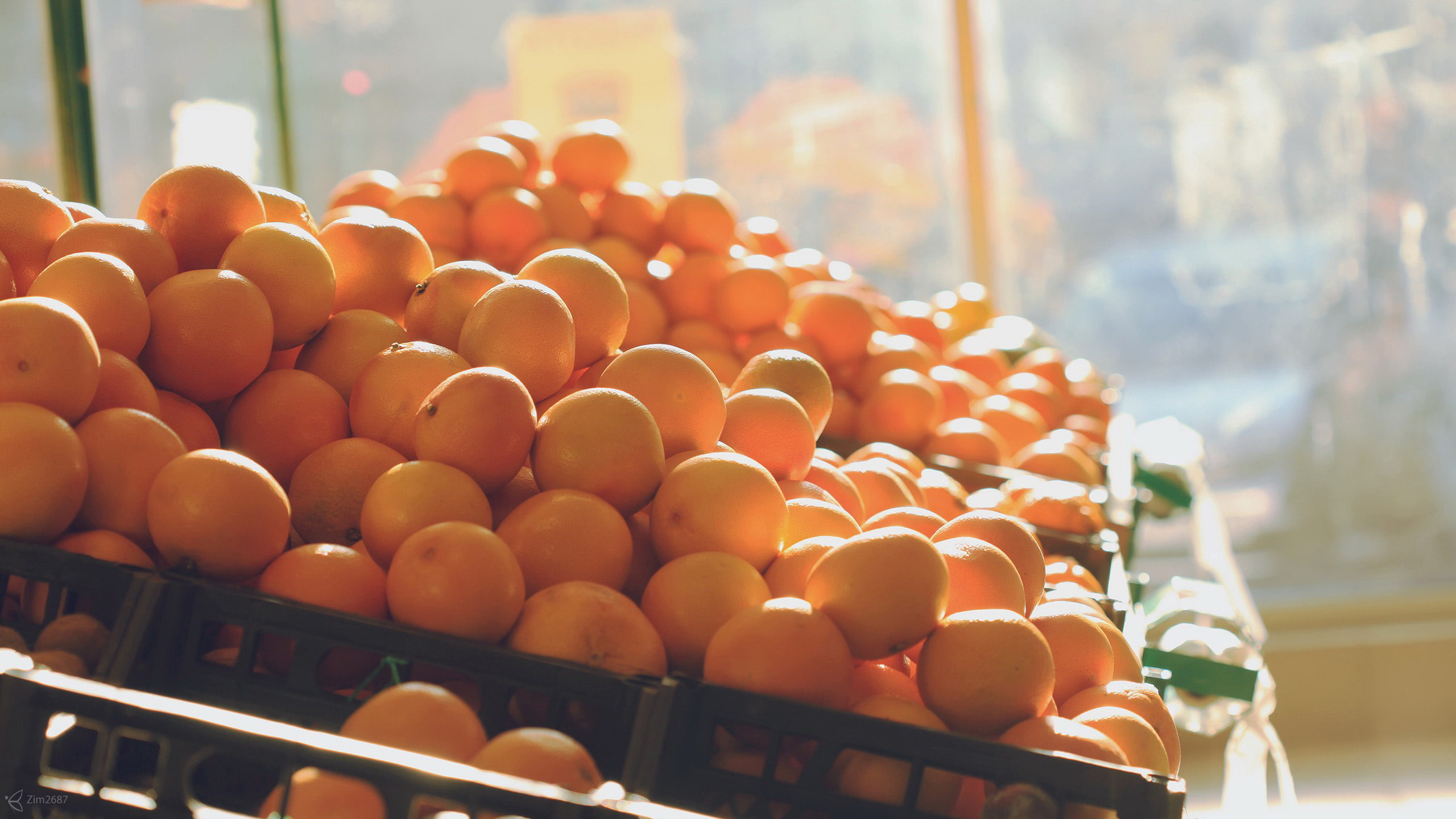 2K, orange, nature and landscape, stall, HD Wallpaper