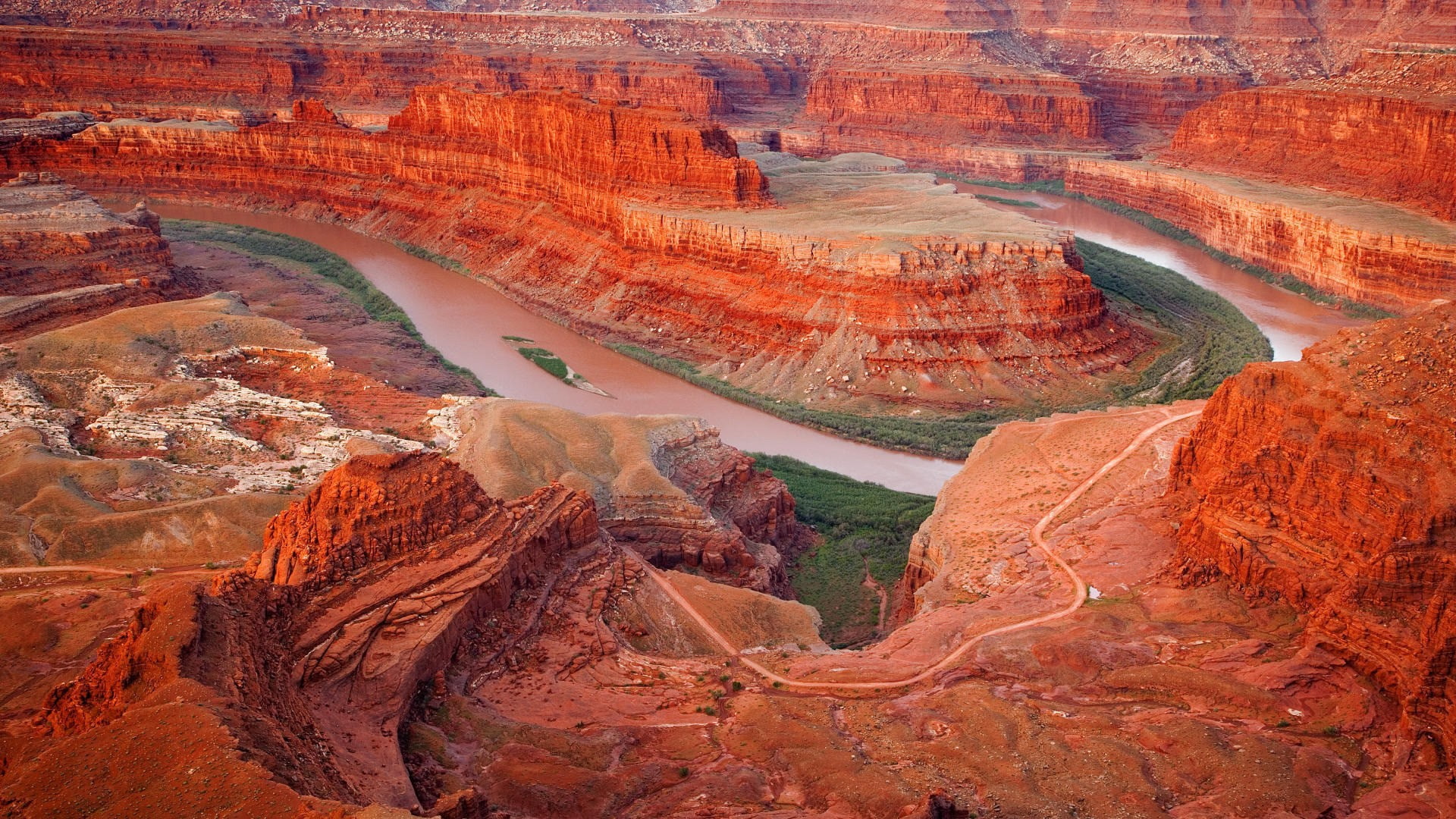 1080P, Grand Canyon, river, landscape, HD Wallpaper