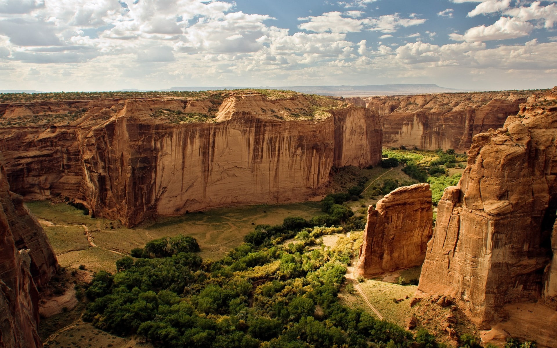 canyon cliffs arizona rock formations de chelly, 1080P, HD Wallpaper