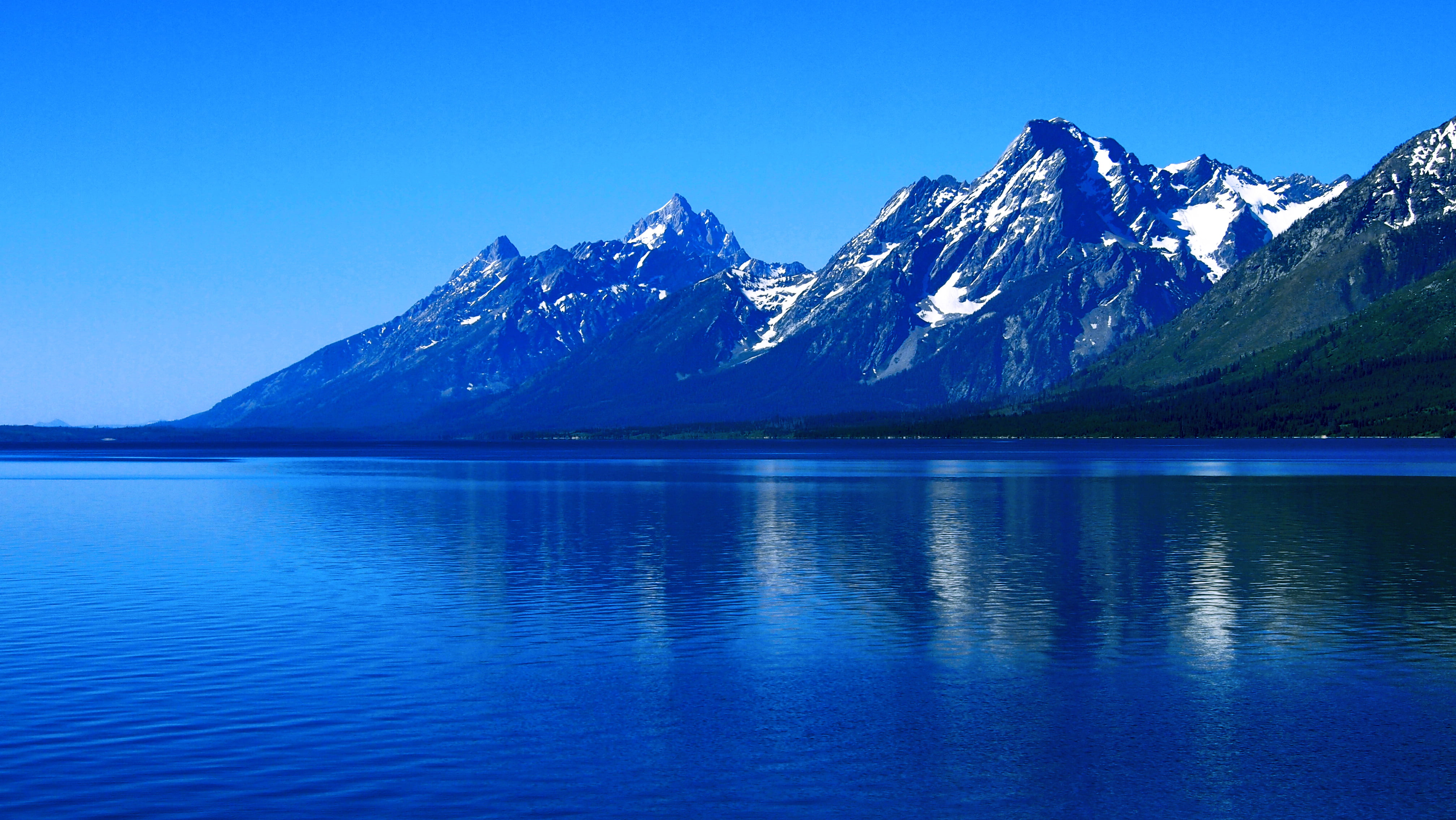 water, lake, creativecommons, sky, Perfect .  body, yellowstone, outdoors, bison, weather, mountain, view, snow, snowy, landscape, nature, body of water, HD Wallpaper