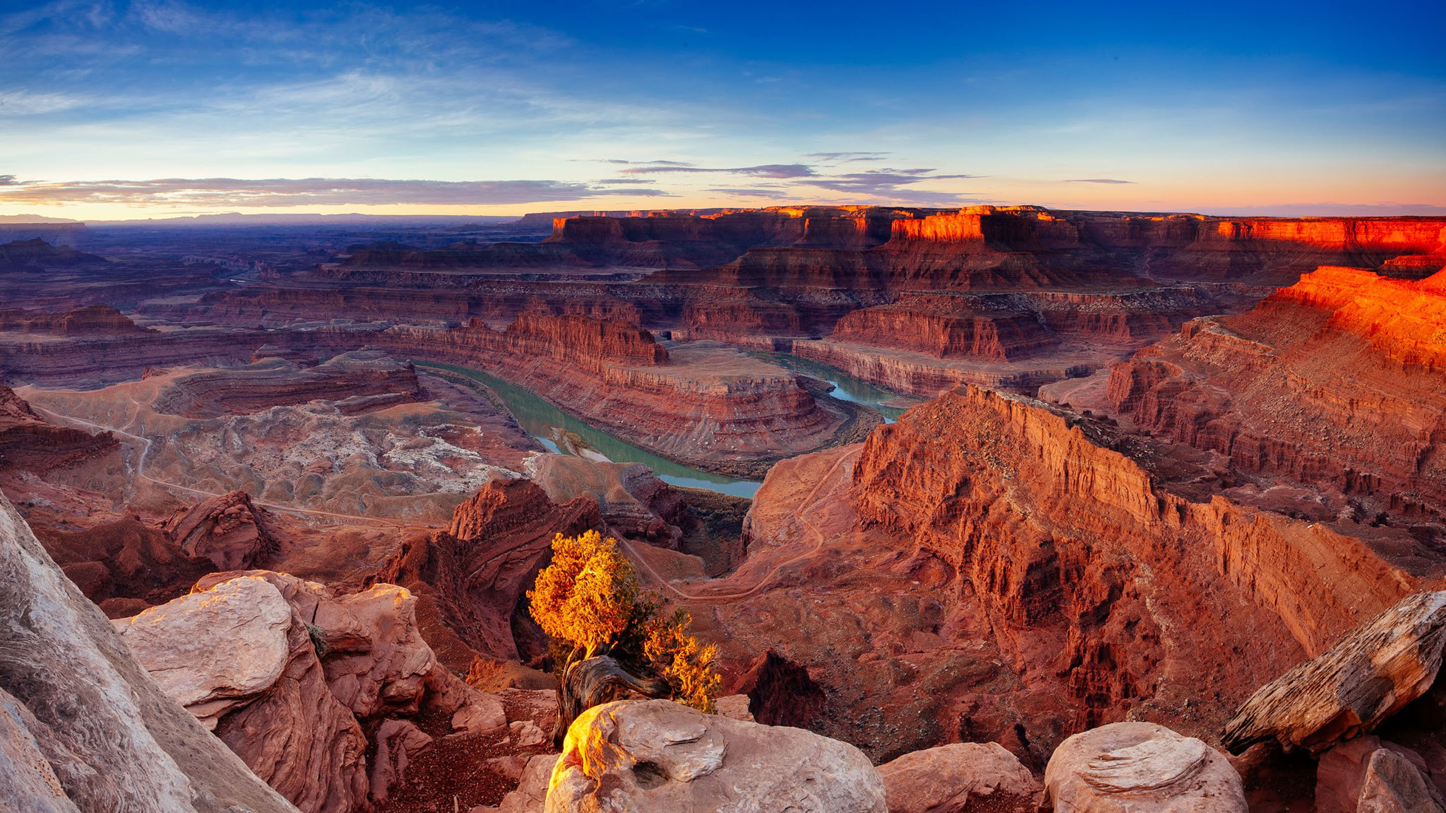 scenery, desktop, park, backgrounds, desert, national, hd, 2K, utah, arizona, sunrise, canyonlands, HD Wallpaper