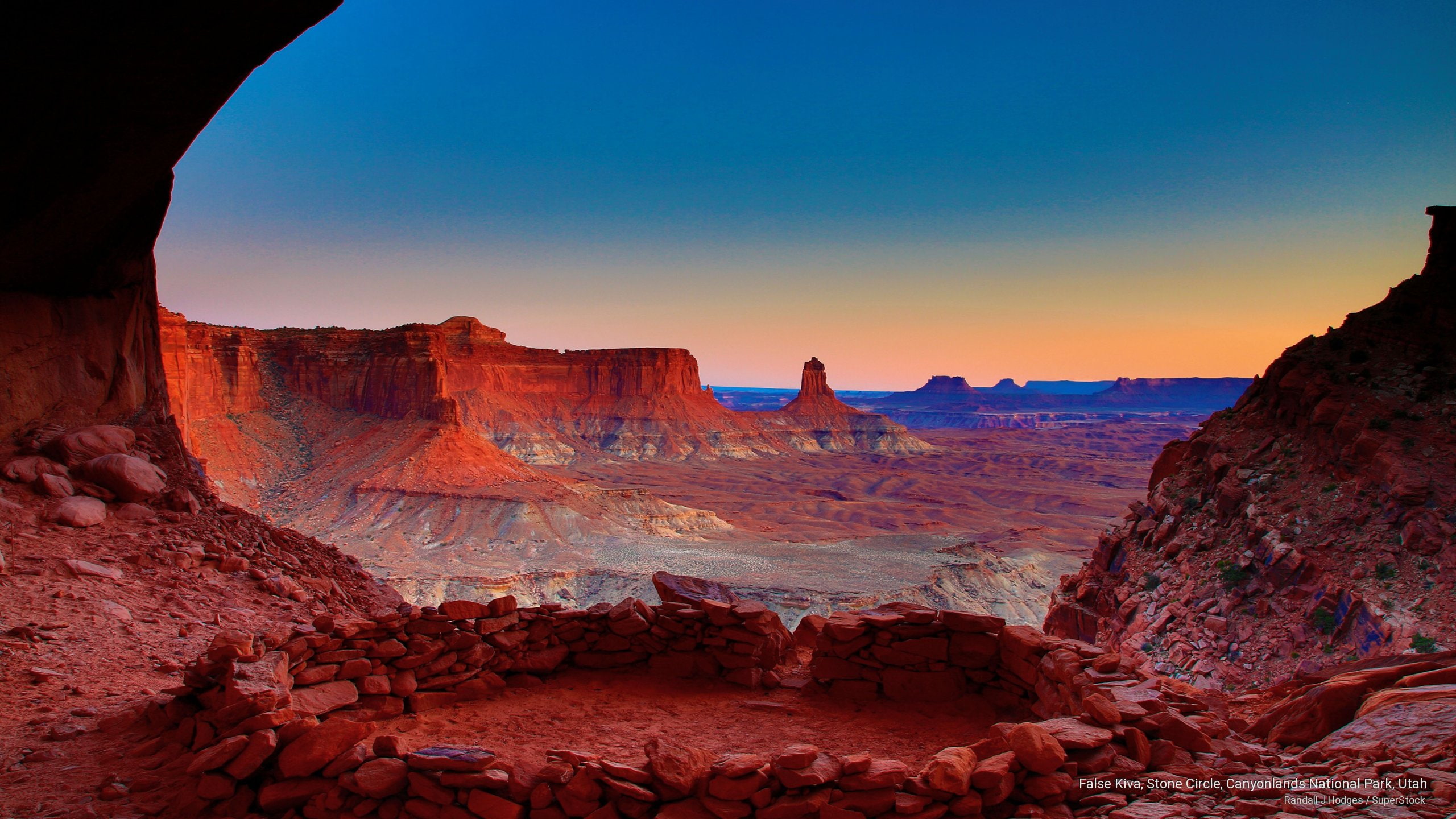 2K, false, park, canyonlands, utah, national, kiva, stone, National Parks, circle, HD Wallpaper