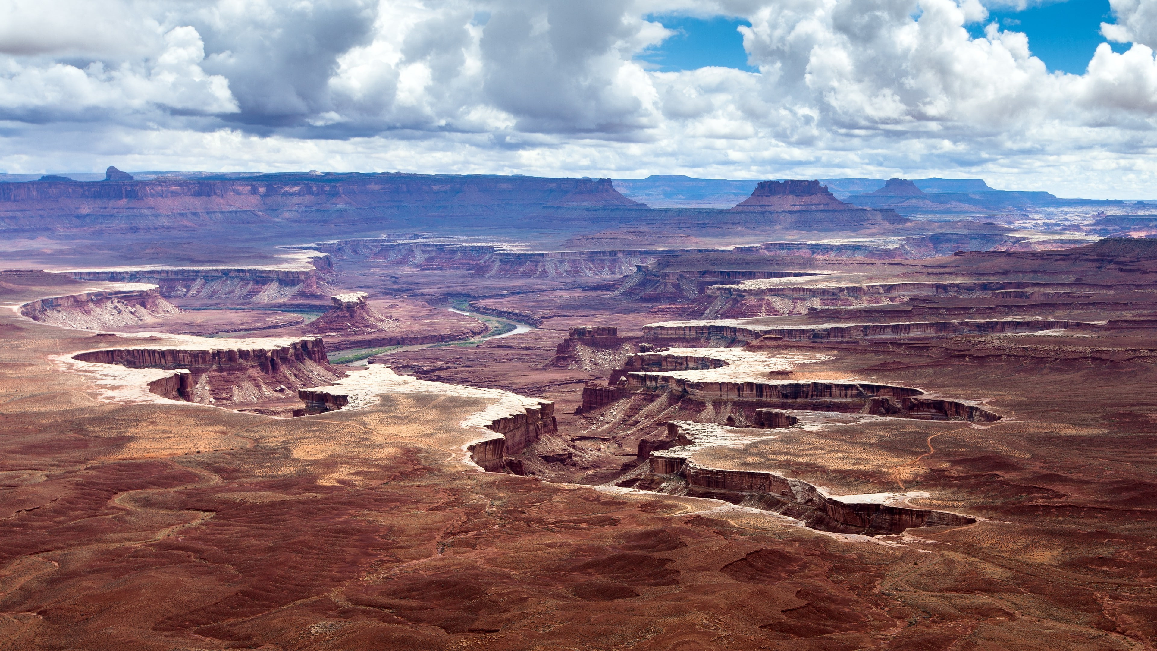 clouds, nature, USA, Canyonlands National Park, landscape, 4K, Utah, sky, HD Wallpaper