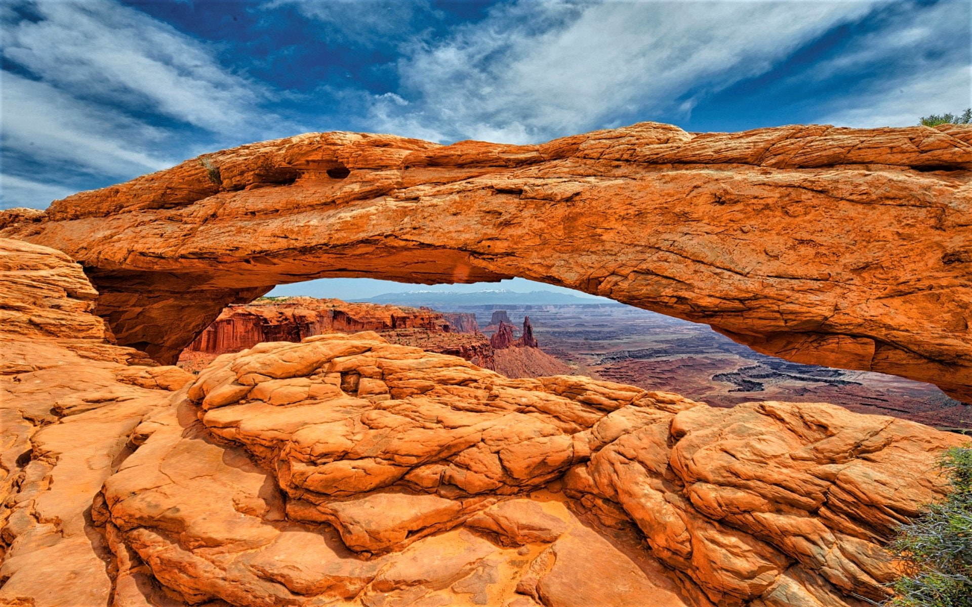 Earth, Canyons, Rock, Utah, Mesa Arch, 1080P, Canyon, HD Wallpaper
