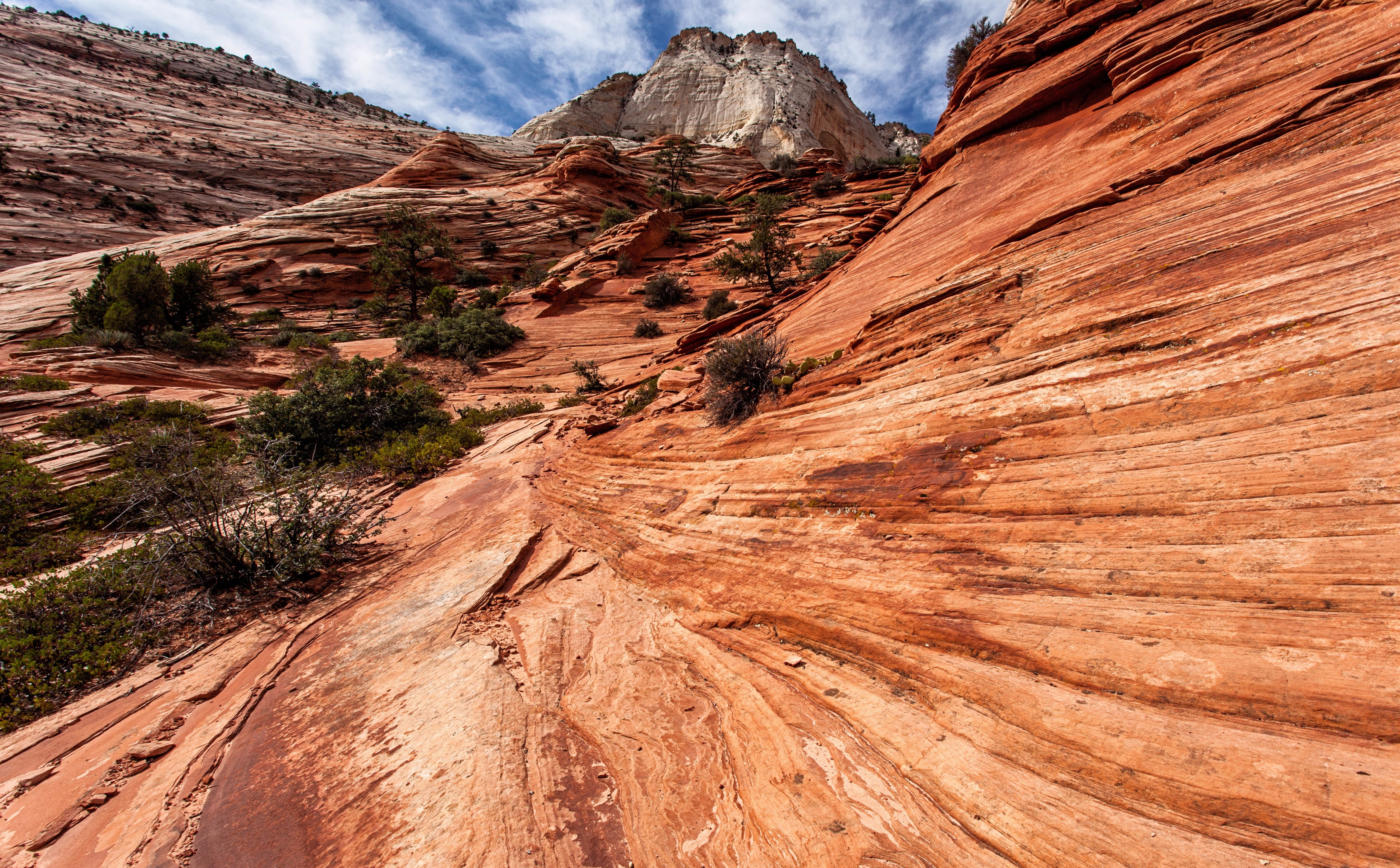 beauty in nature, mountain range, eroded, Travel, tranquility, geology, environment, scenics - nature, Landscape, formation, solid, park, Sandstone, Utah, HD Wallpaper