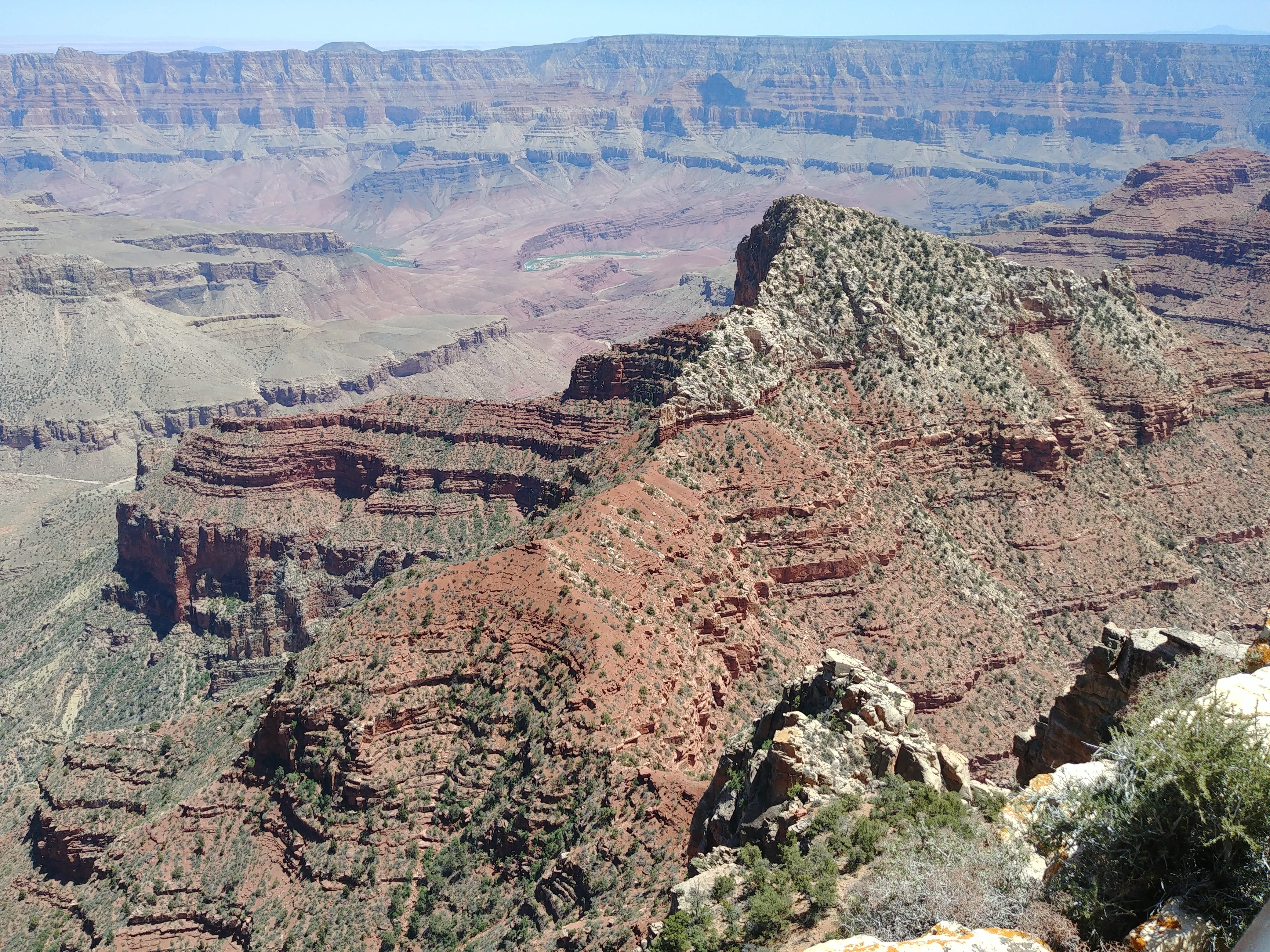 north rim, high angle view, nature, arid climate, rock formation, no people, beauty in nature, overlook, tranquility, landscape, travel, tranquil scene, HD Wallpaper