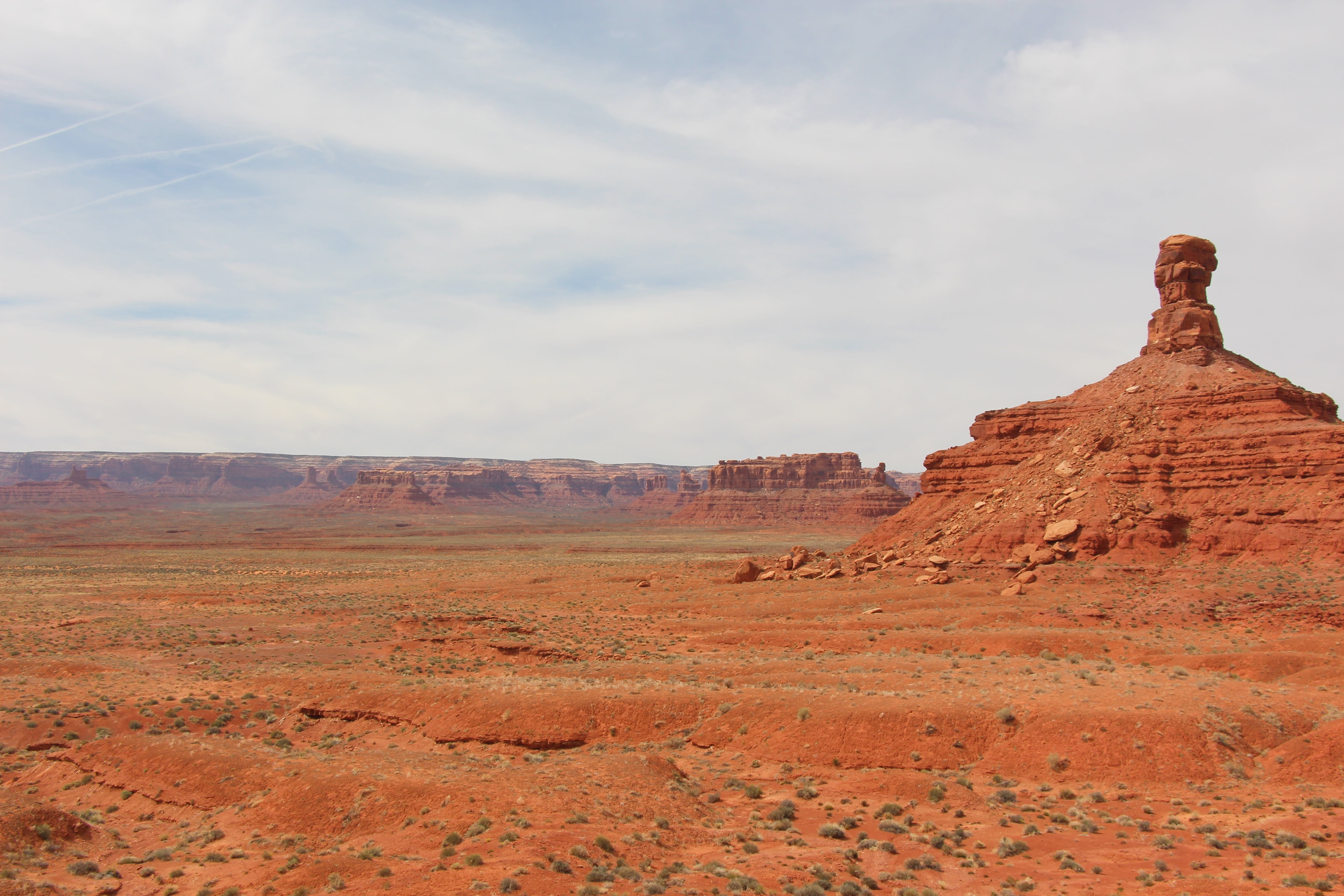 erosion, landscape, rock - object, no people, red, desert, scenic, stone, monument, outdoors, scenery, nature, utah, sky, sandstone, landmark, valley, formation, HD Wallpaper