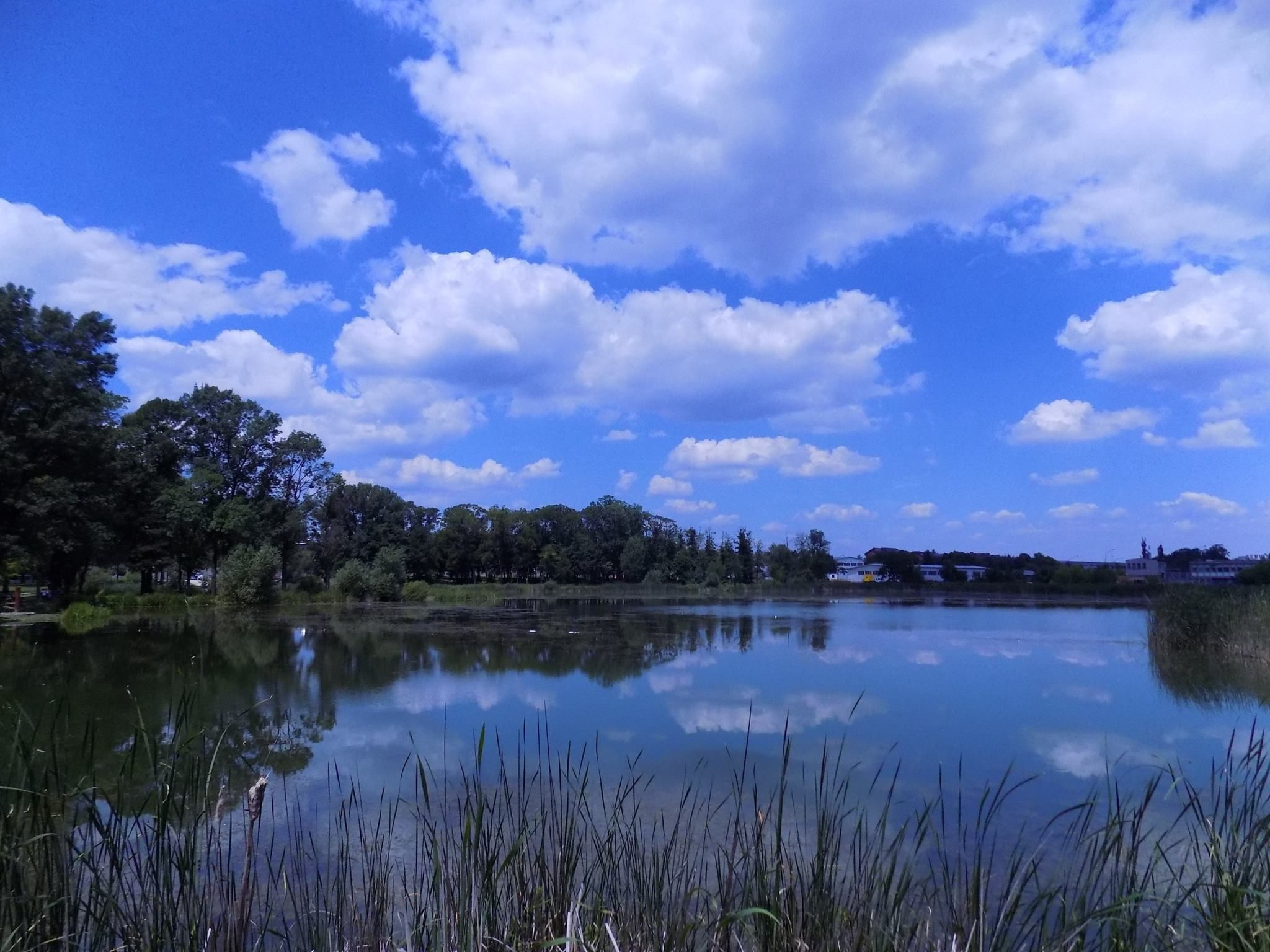clouds, lake, sky, Serbia, 1080P, nature, HD Wallpaper