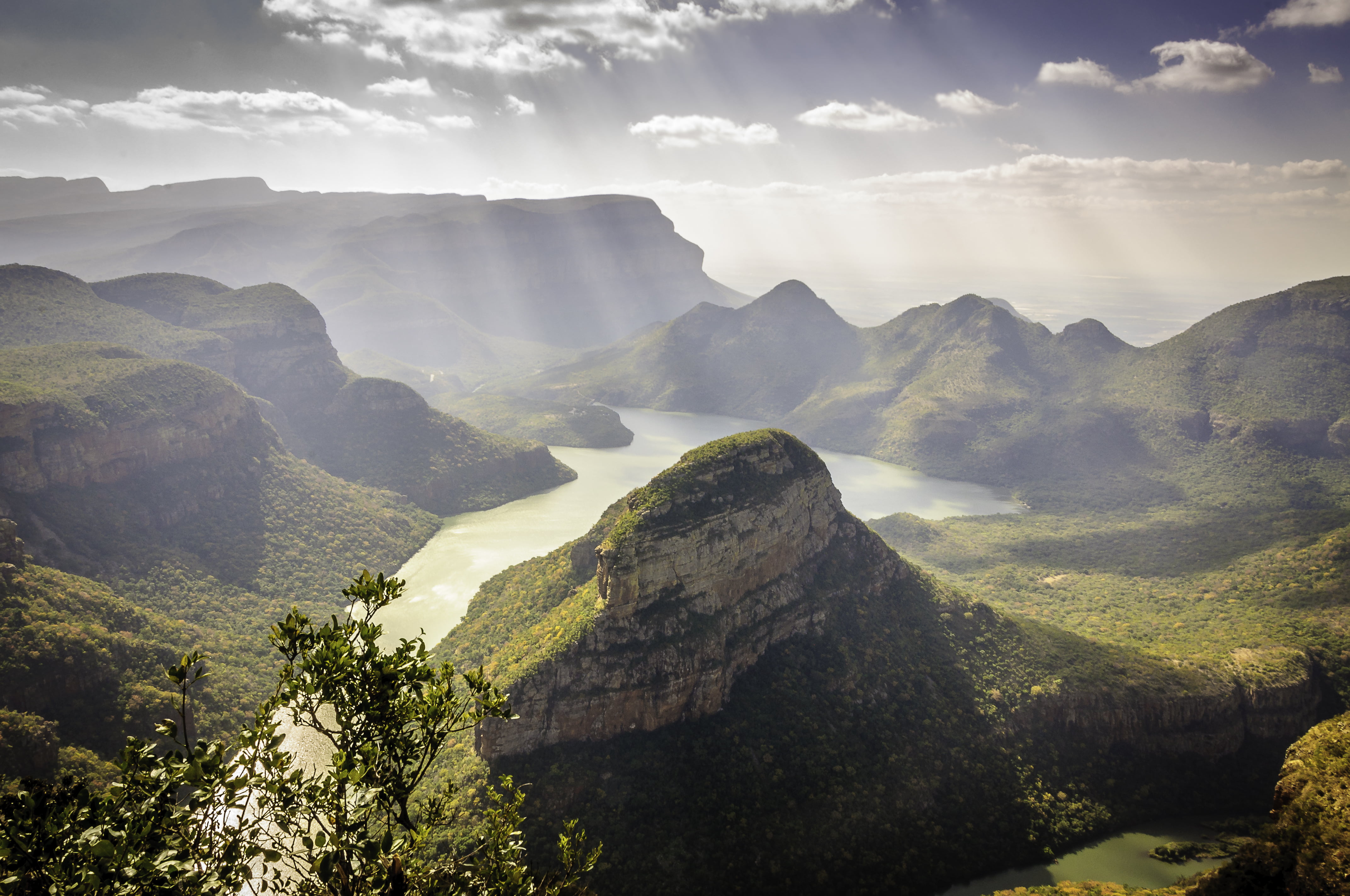 scenics, South  Africa, green, body of water, mountain, Mpumalanga, long, long exposure photography, water, photography, Blyde, mountains, exposure, Nikon, HD Wallpaper