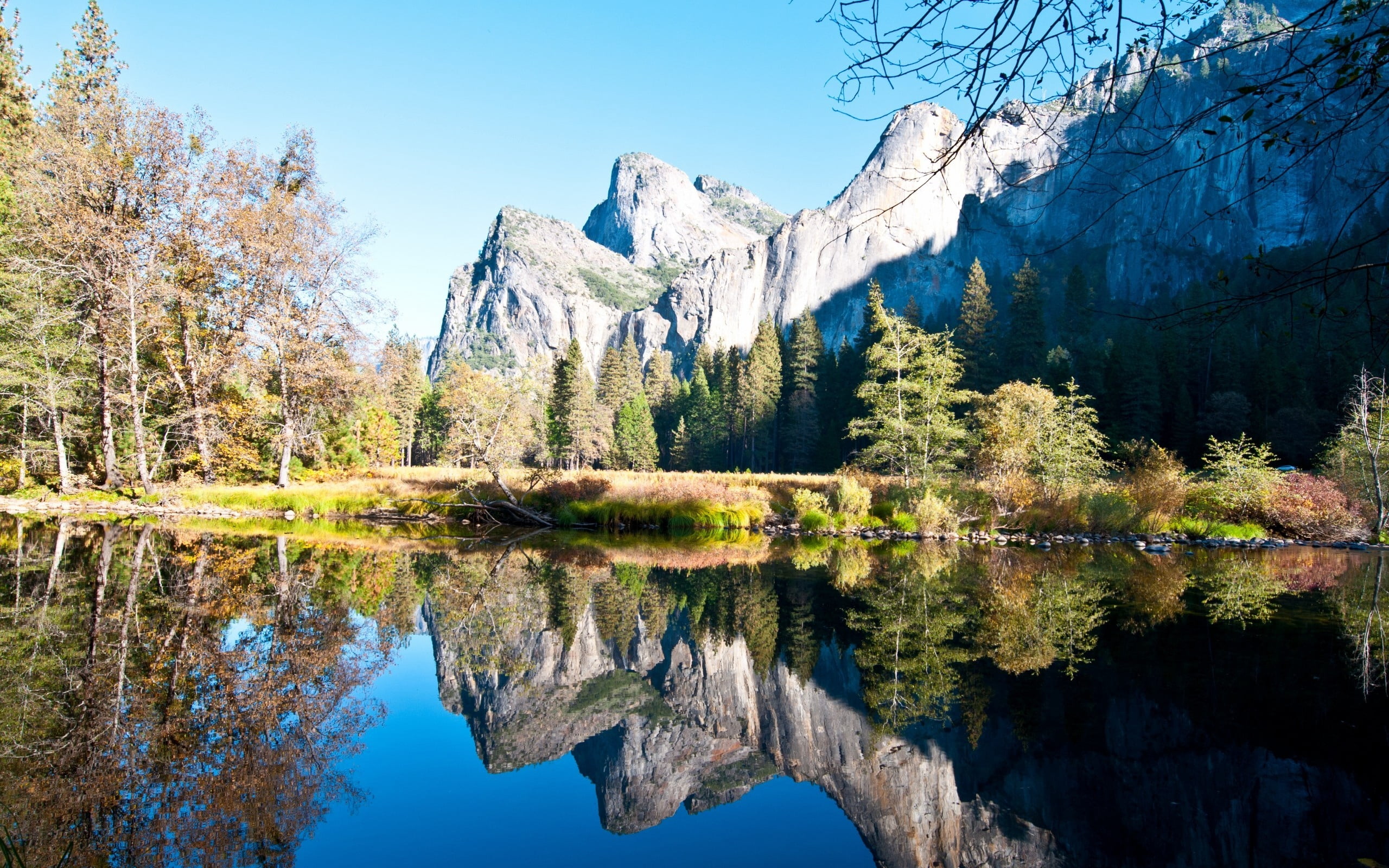 mountains, extreme Terrain, green, wilderness Area, national Landmark, travel, reflection lake, outdoors, tourism, canada, yosemite National Park, famous Place, HD Wallpaper