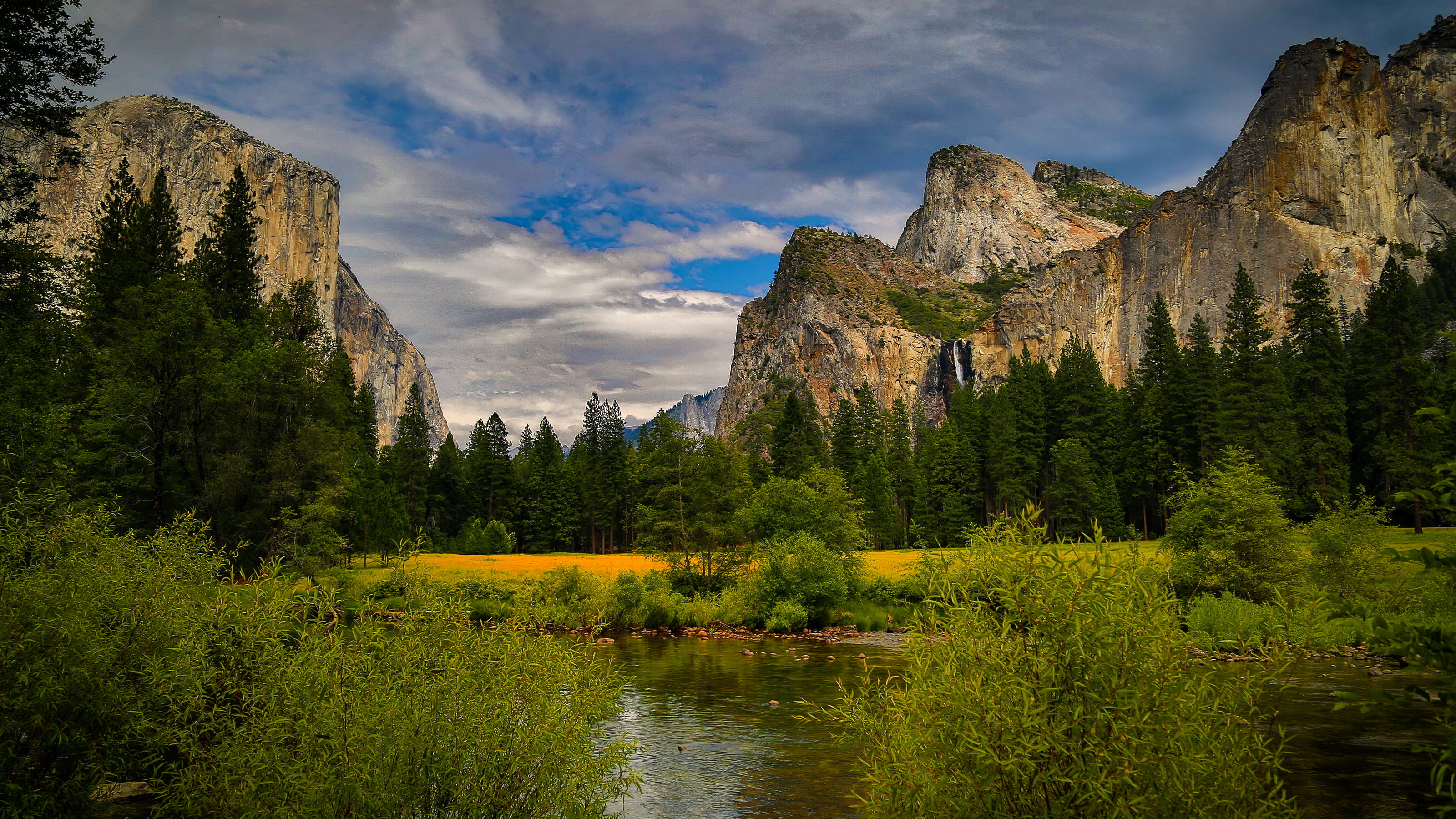 beauty In Nature, USA, stones, river, CA, travel, non-urban scene, famous Place, dolomites, tranquil scene, valley, outdoors, summer, the sky, no People, HD Wallpaper