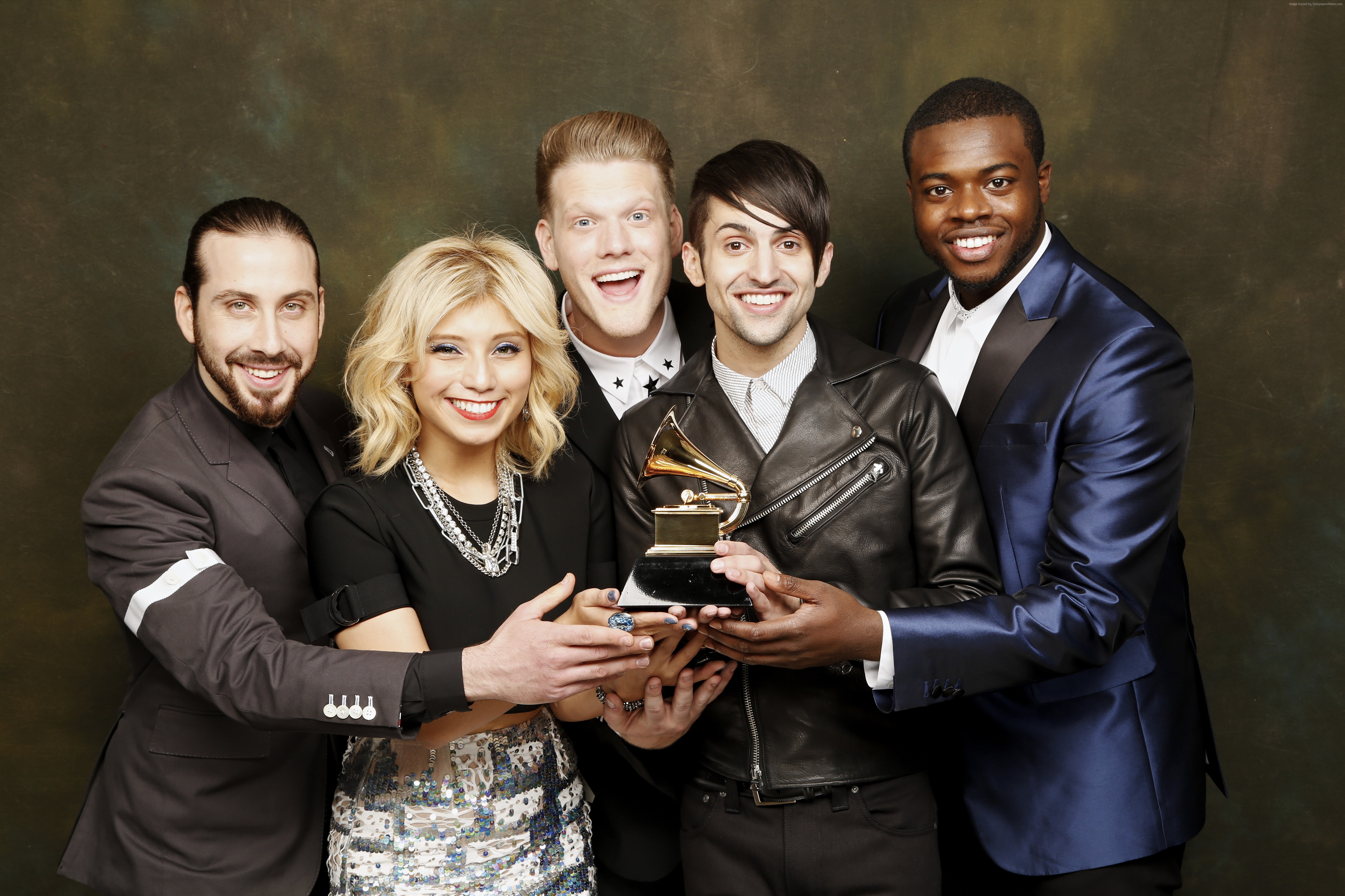 Mitch Grassi, Avi Kaplan, 5K, Top music artist and bands, Scott Hoying, Pentatonix, Kirstie Maldonado, Kevin Olusola, HD Wallpaper