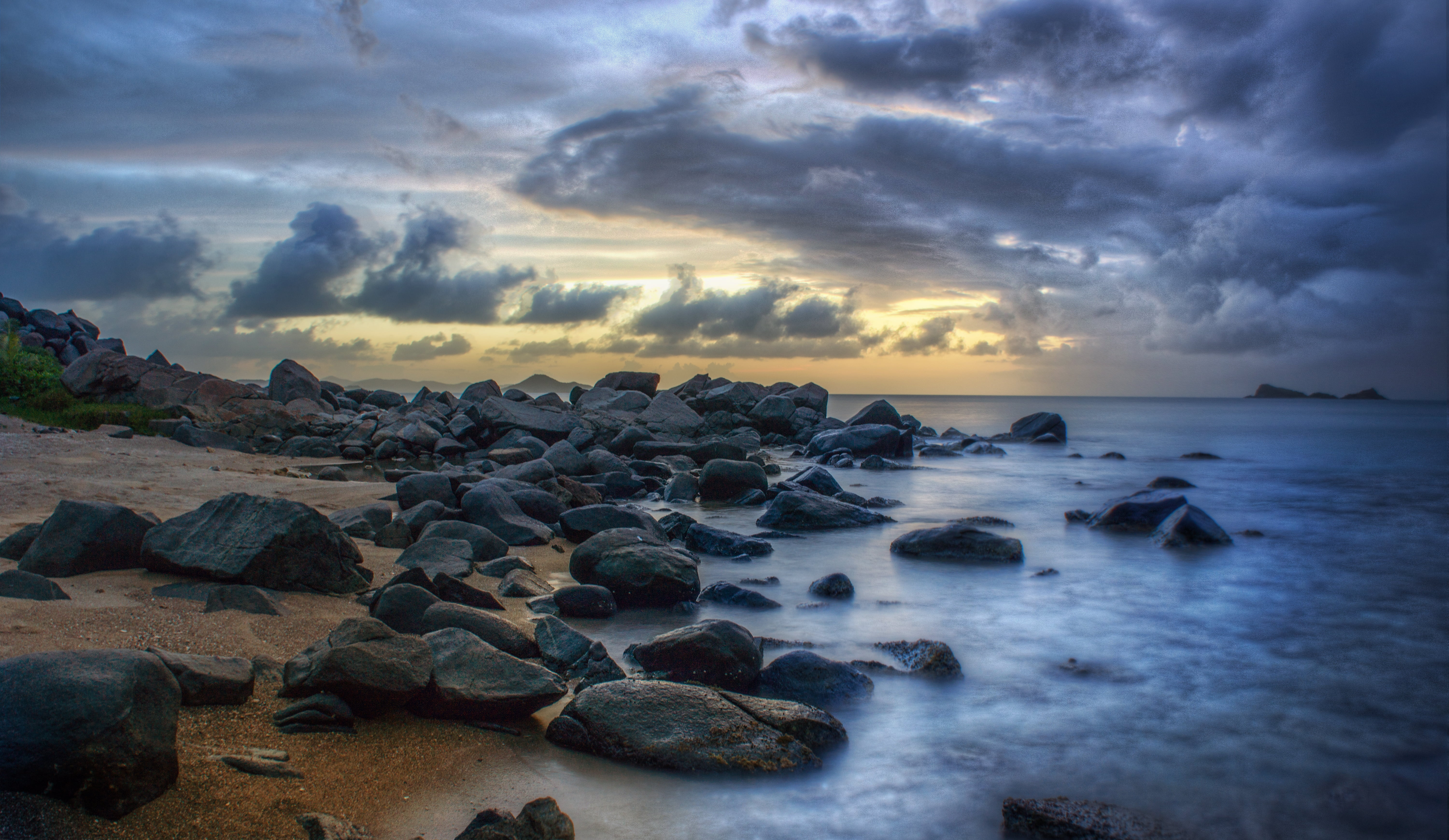 sky, windward, beach, near, west indian, outdoors, water  waves, photography, com, 5K, Antilles, grotto, scenics, beauty In Nature, rocks, Caribbean  west indies, HD Wallpaper